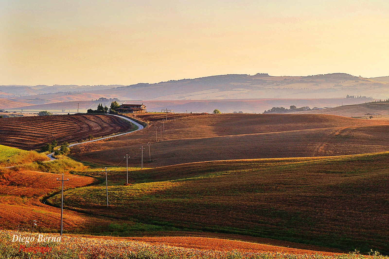 Sunrise in Val d'Orcia