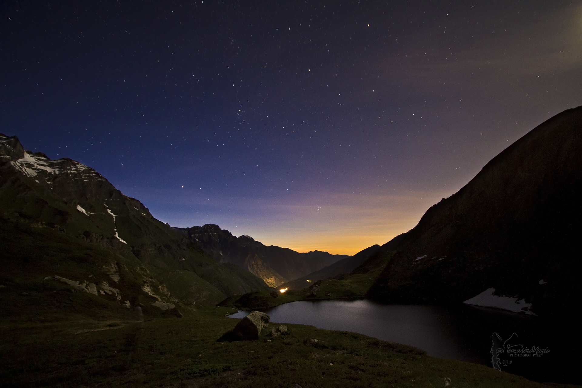 Black lake Sunrise Valli di Lanzo