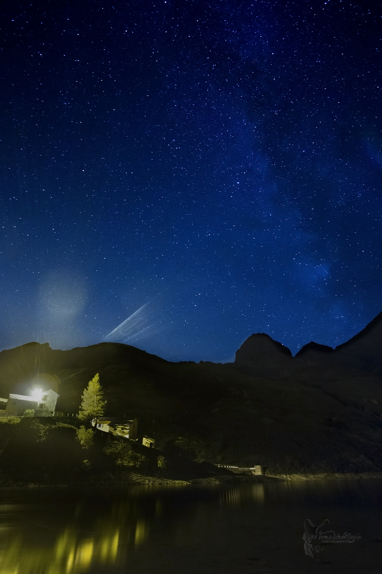 Milky way on Elettrical Dike