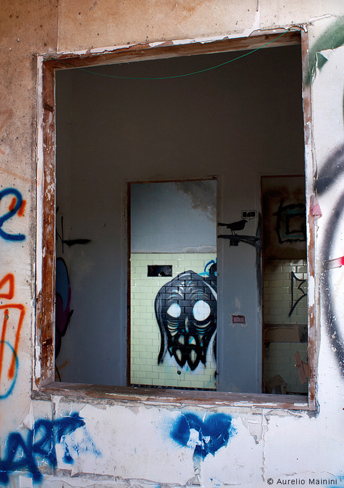 The ghost in the bathroom!