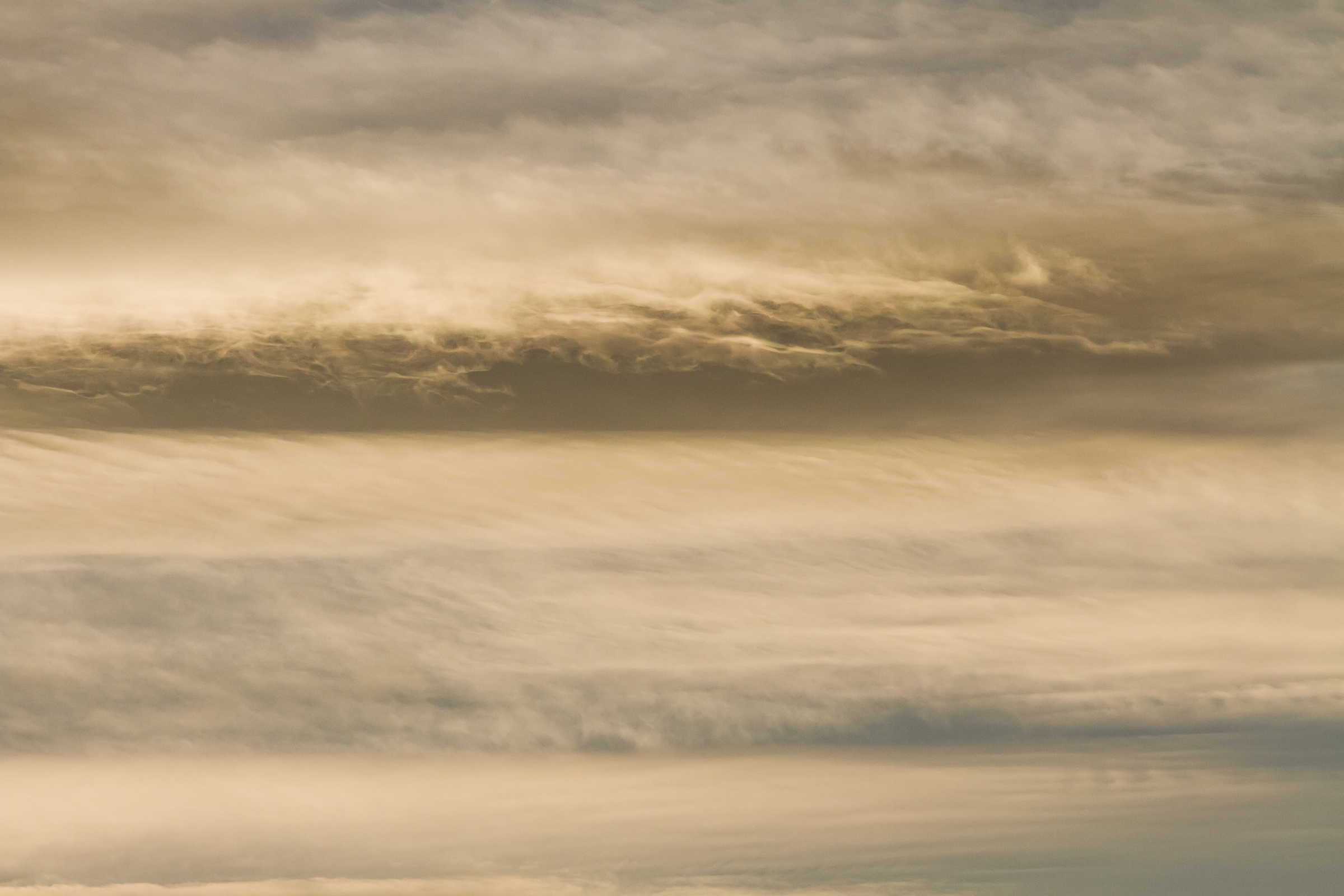 with his head in the clouds