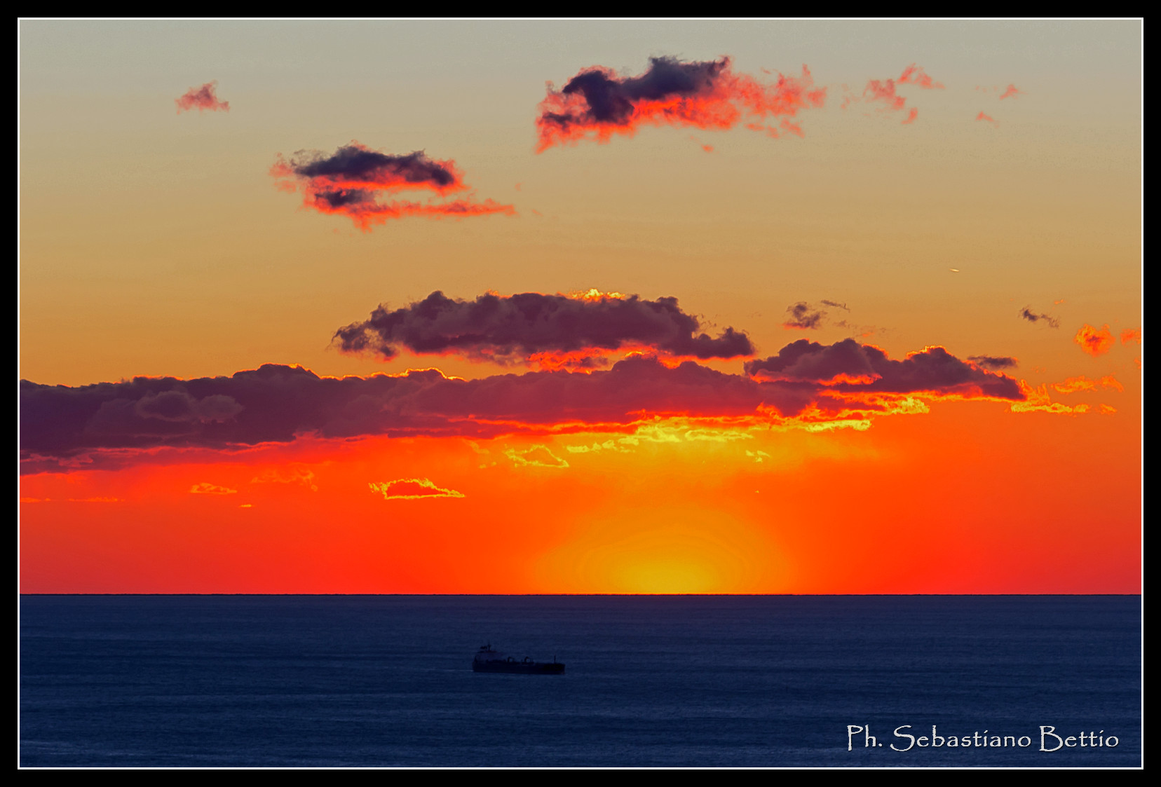 After sunset, an incredible light.