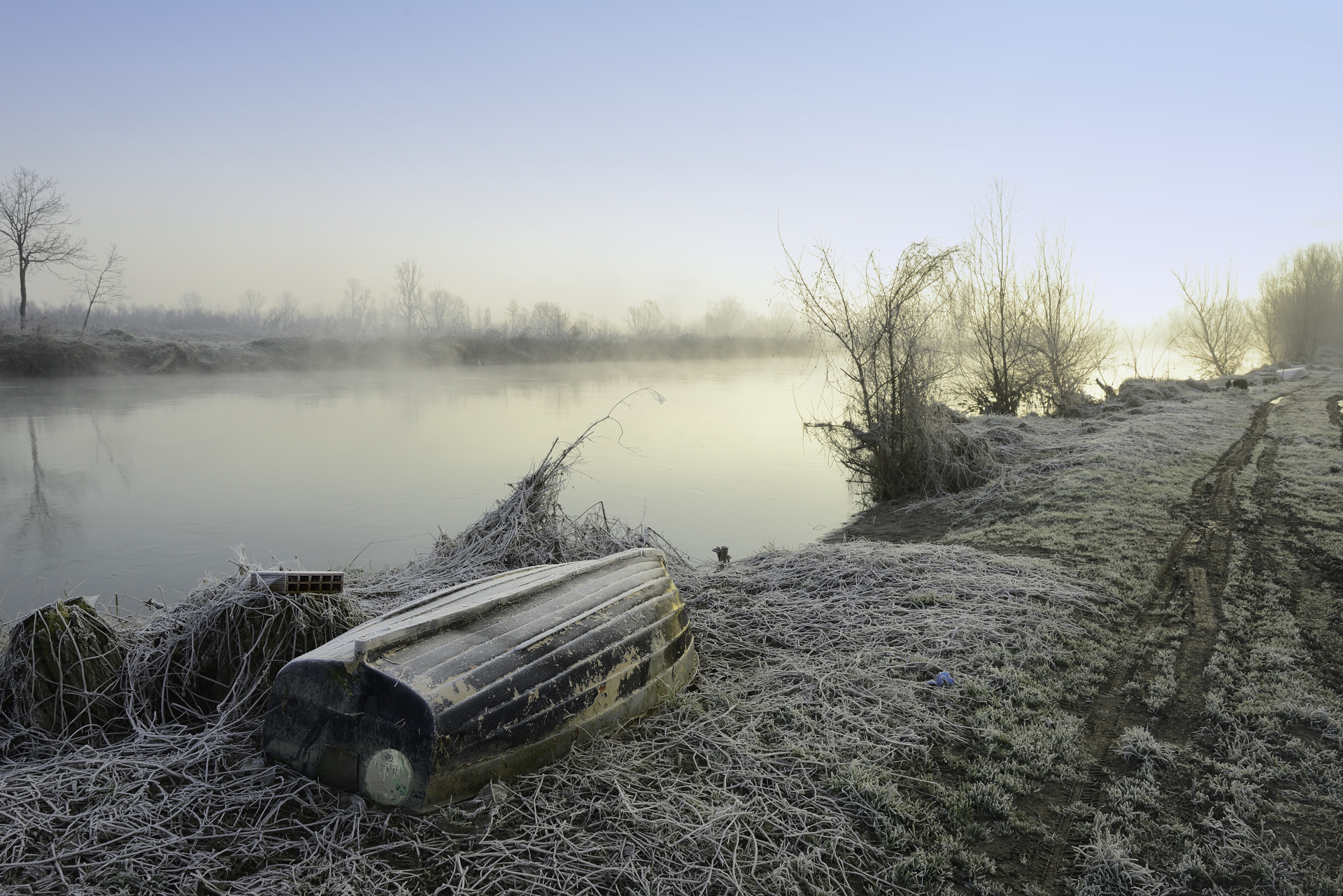 Sunrise on the River Oglio