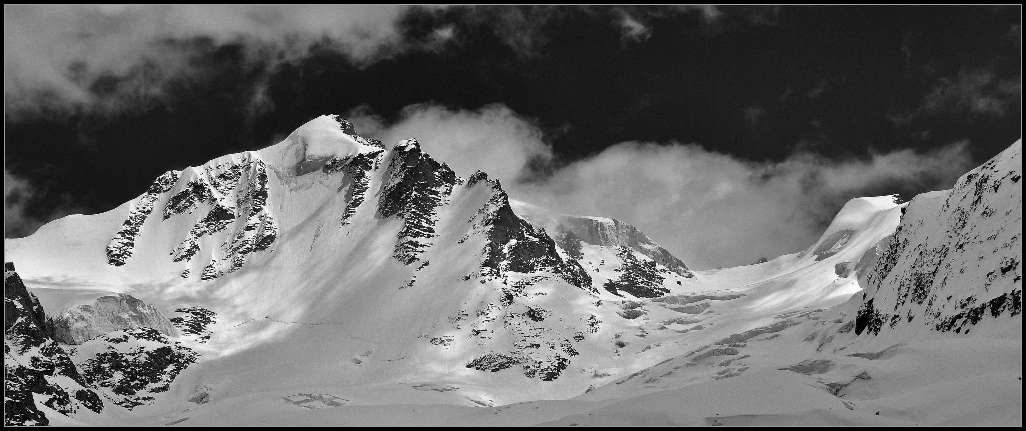 The Gran Paradiso glacier and Laveciau ...