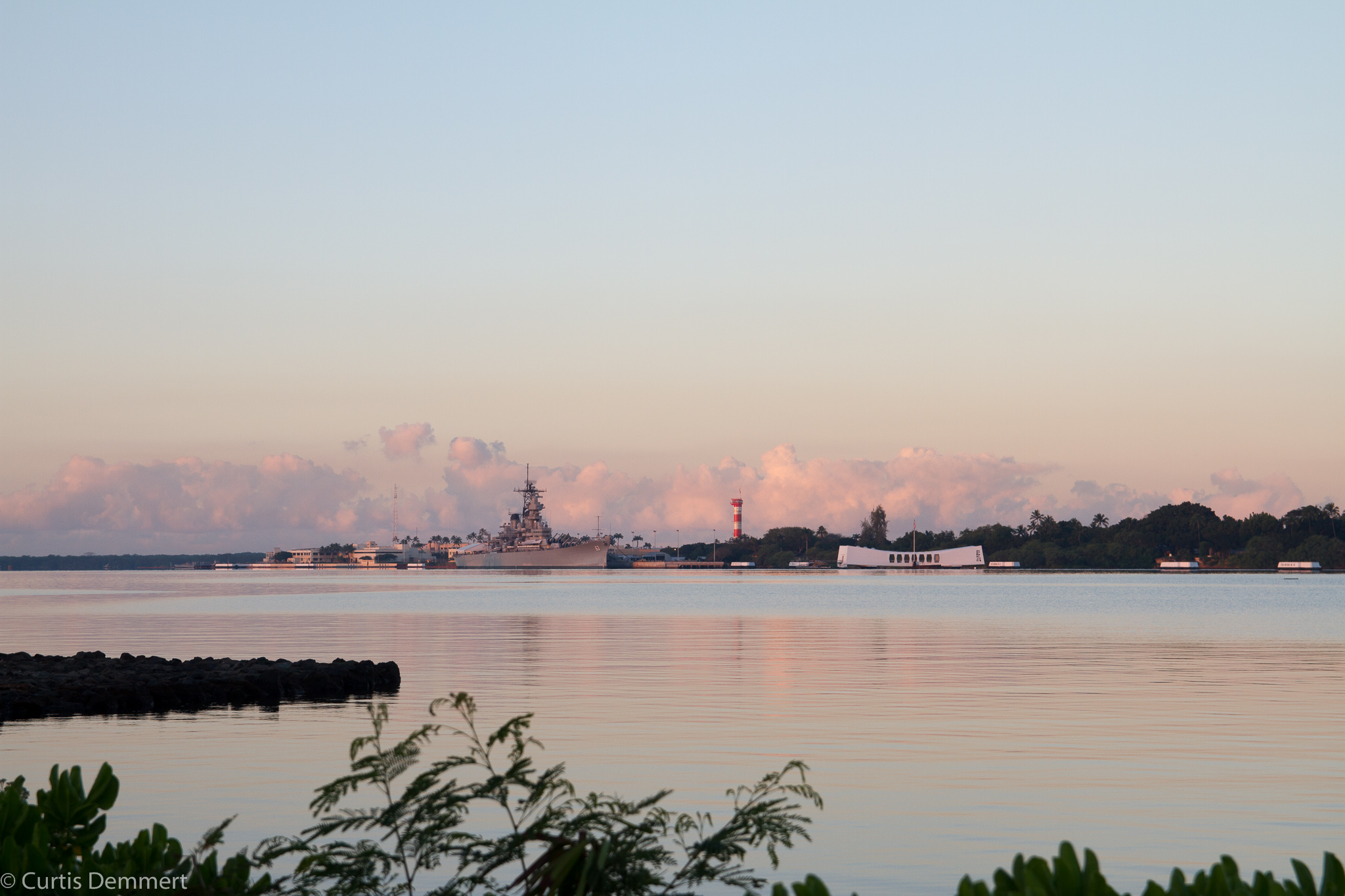 Sunrise on Pearl Harbor