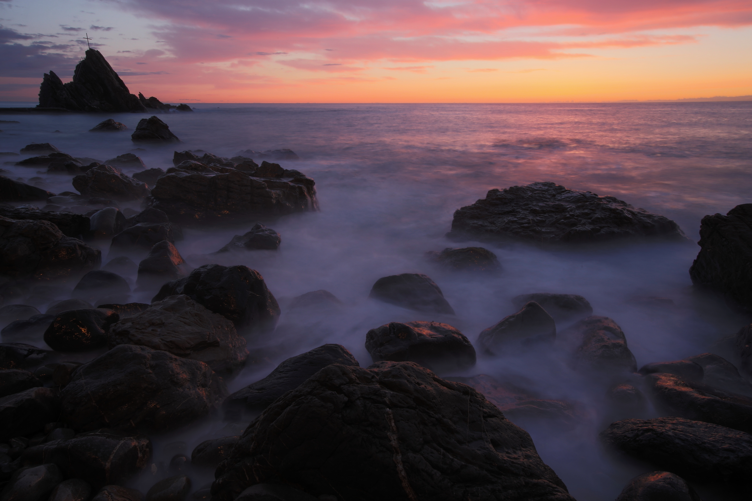 Tramonto a Riva Trigoso