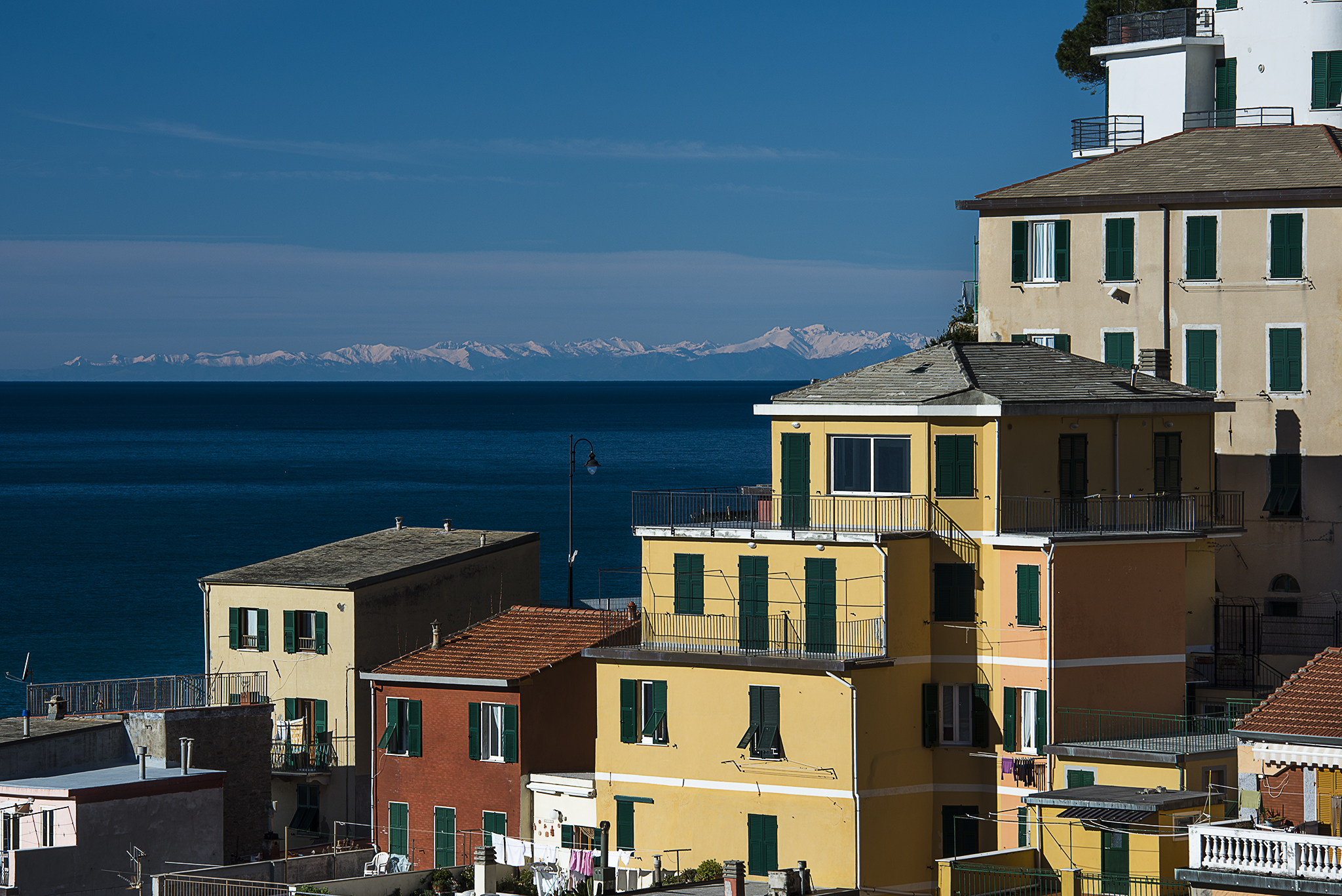 Riomaggiore in the Alps