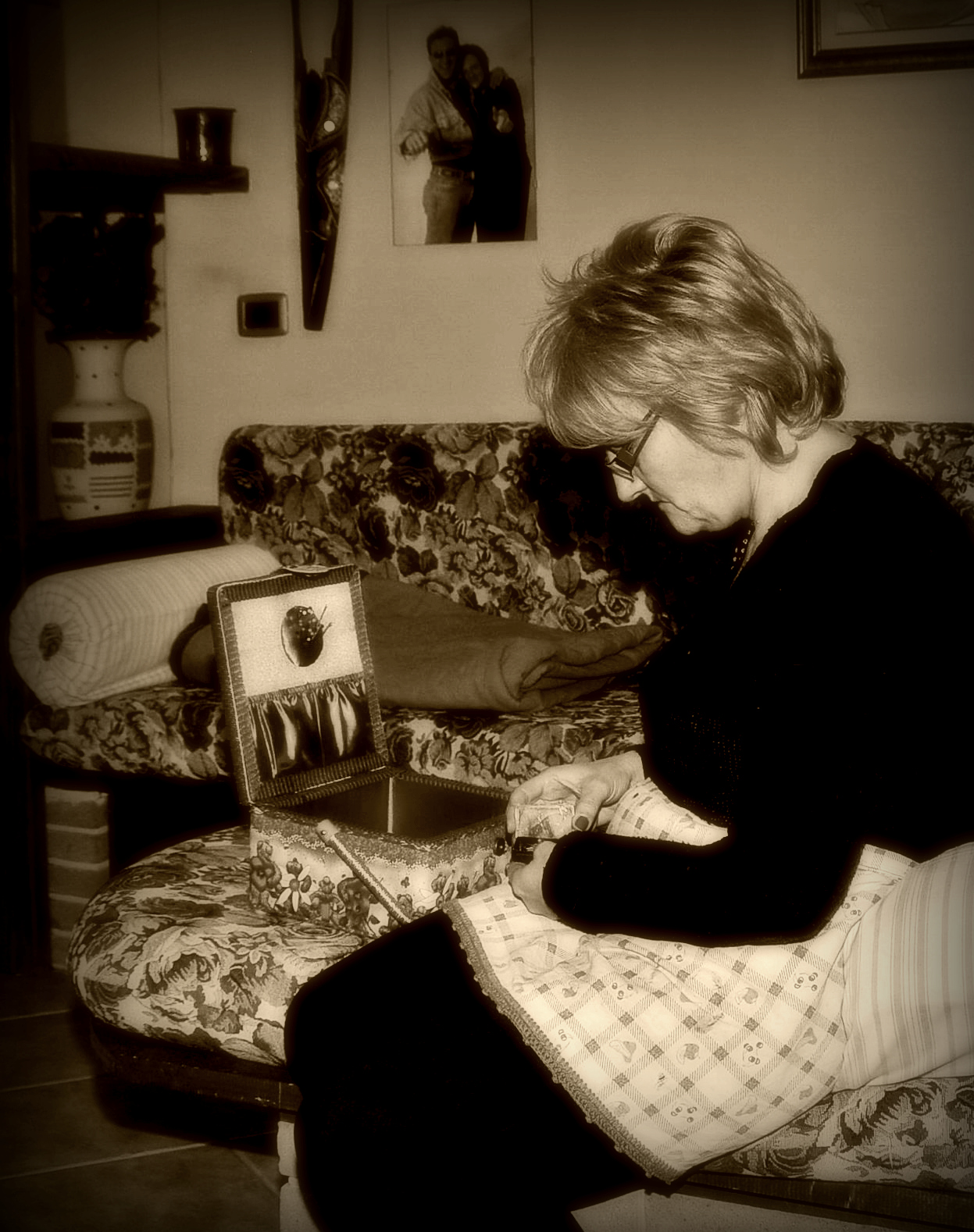 quando si rammendava ancora a mano