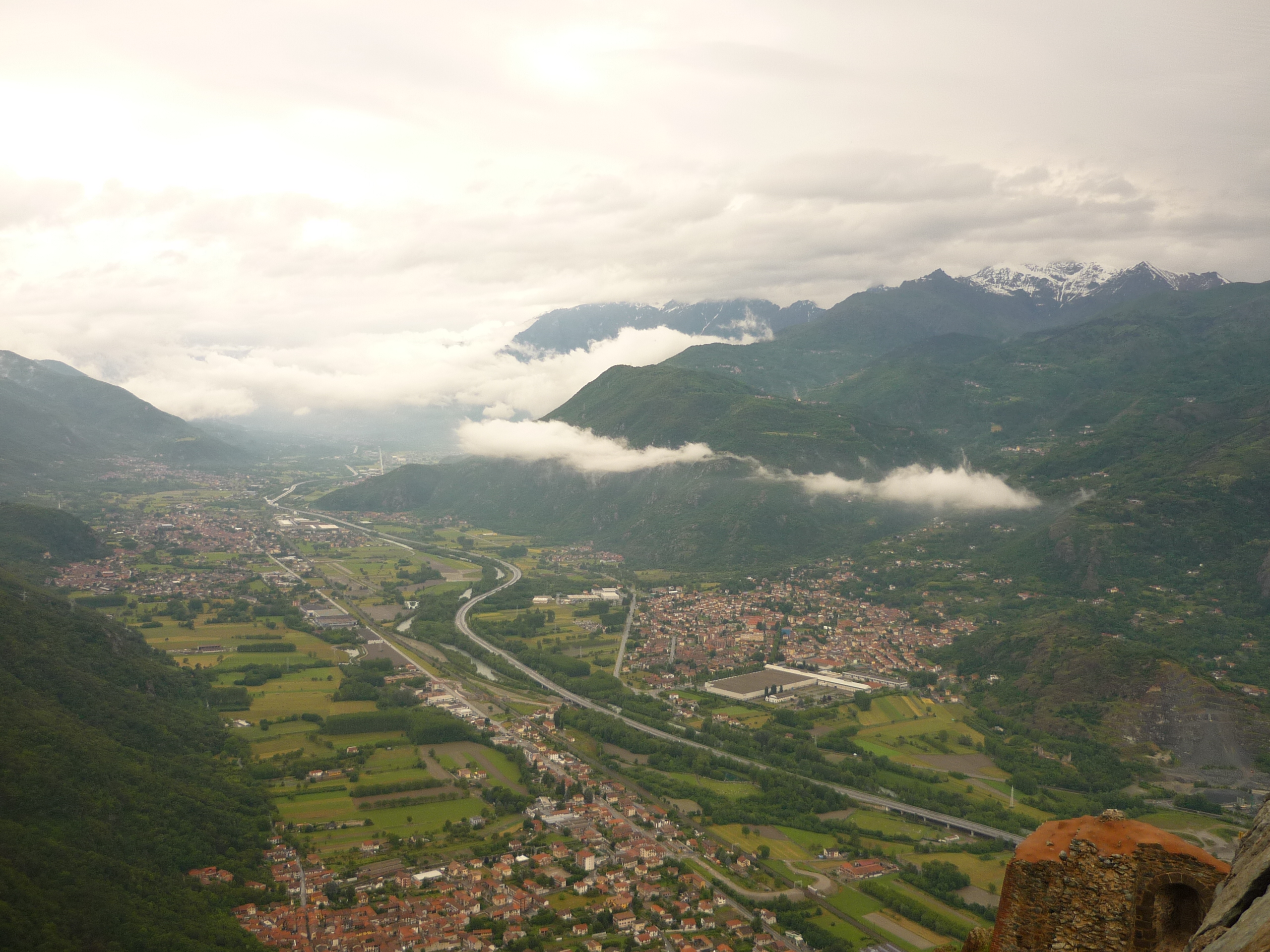 Panorama dalla Sacra di San Michele 2013