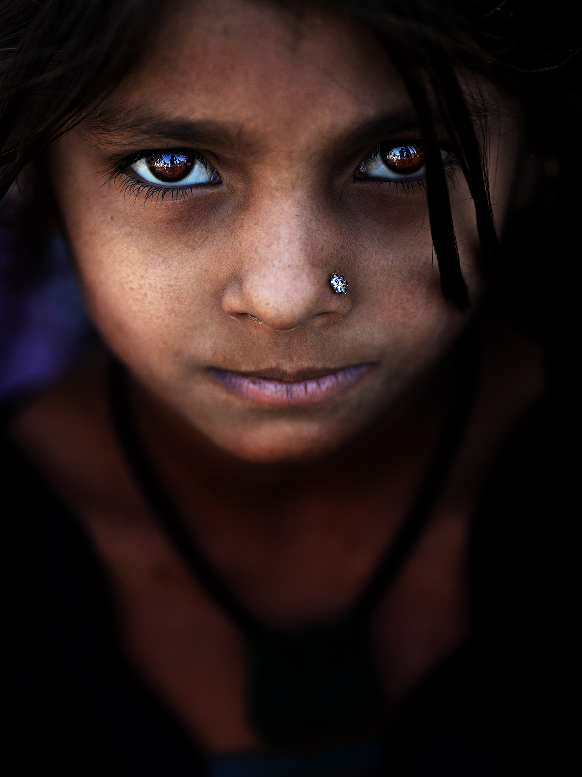 eyes that sparkle ...