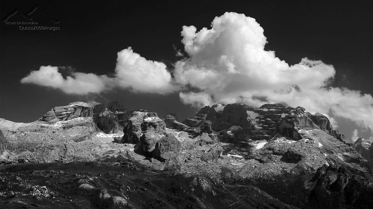 Panoramica sulle Dolomiti di Brenta