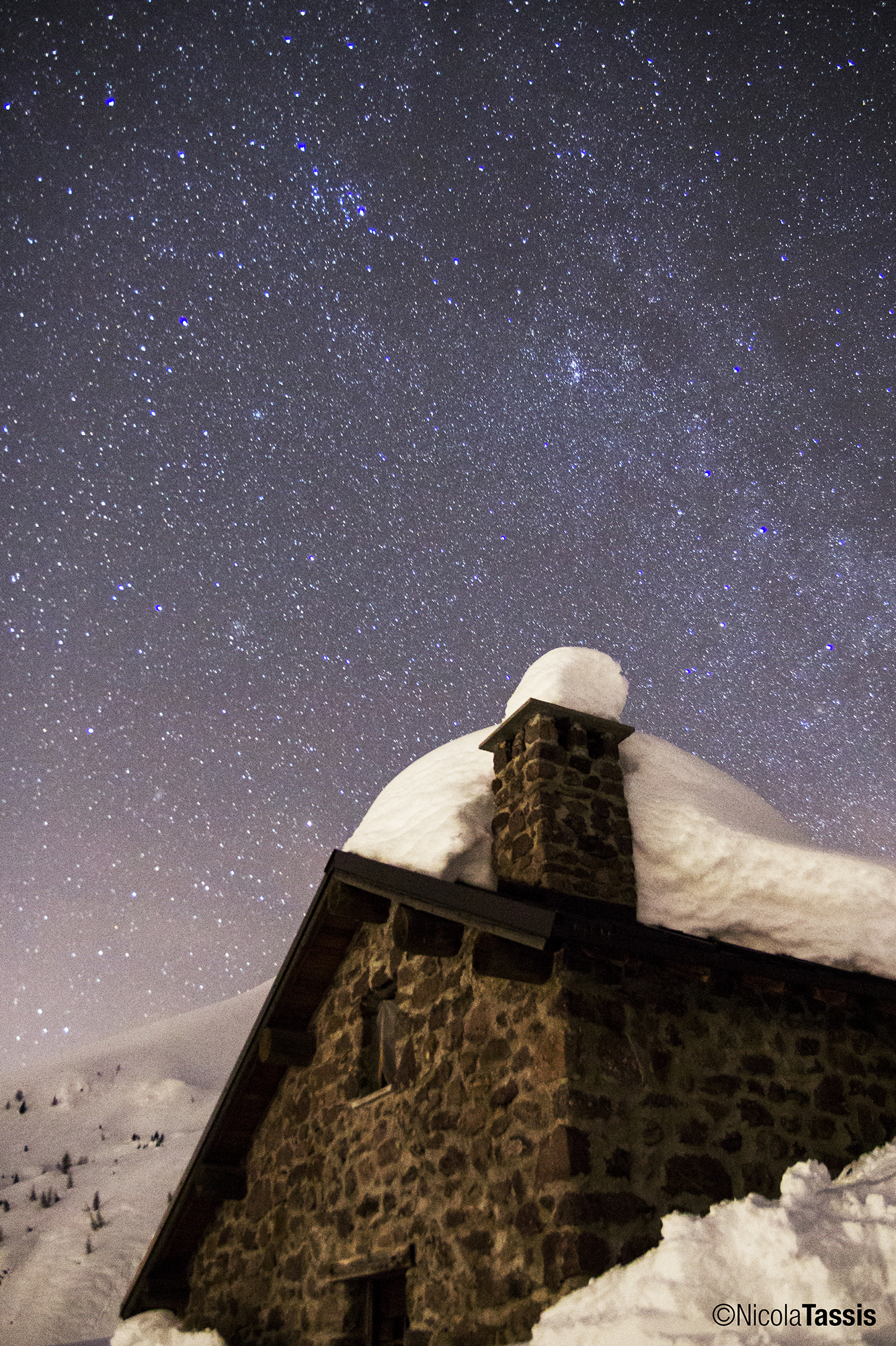 Baita (with a shy Milky Way)