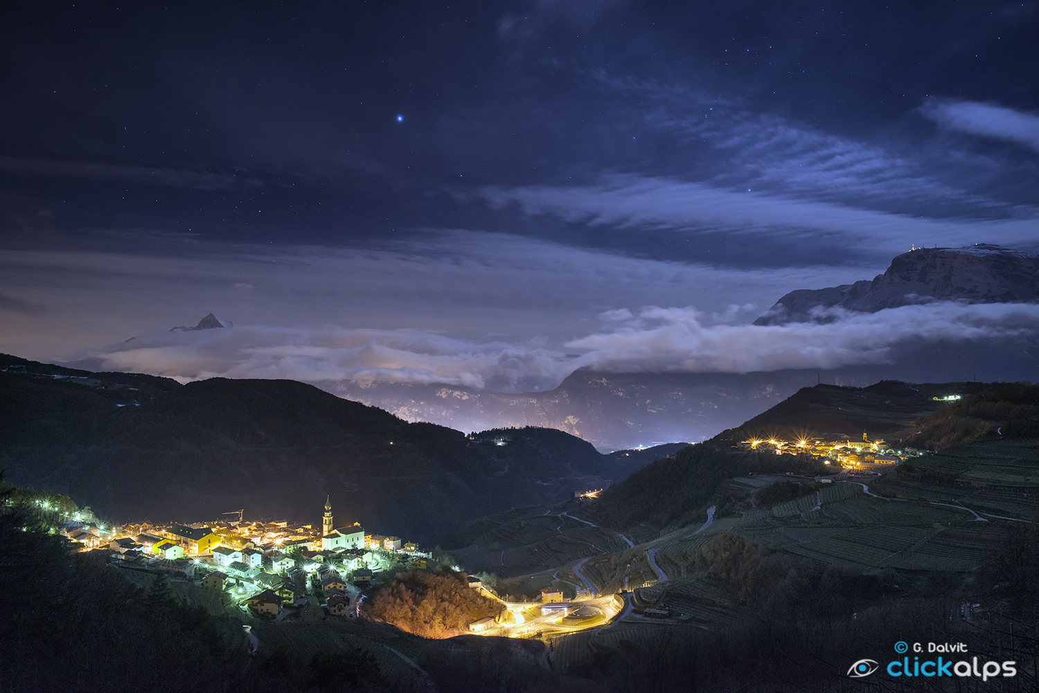 Notti di Febbraio in Val di Cembra....
