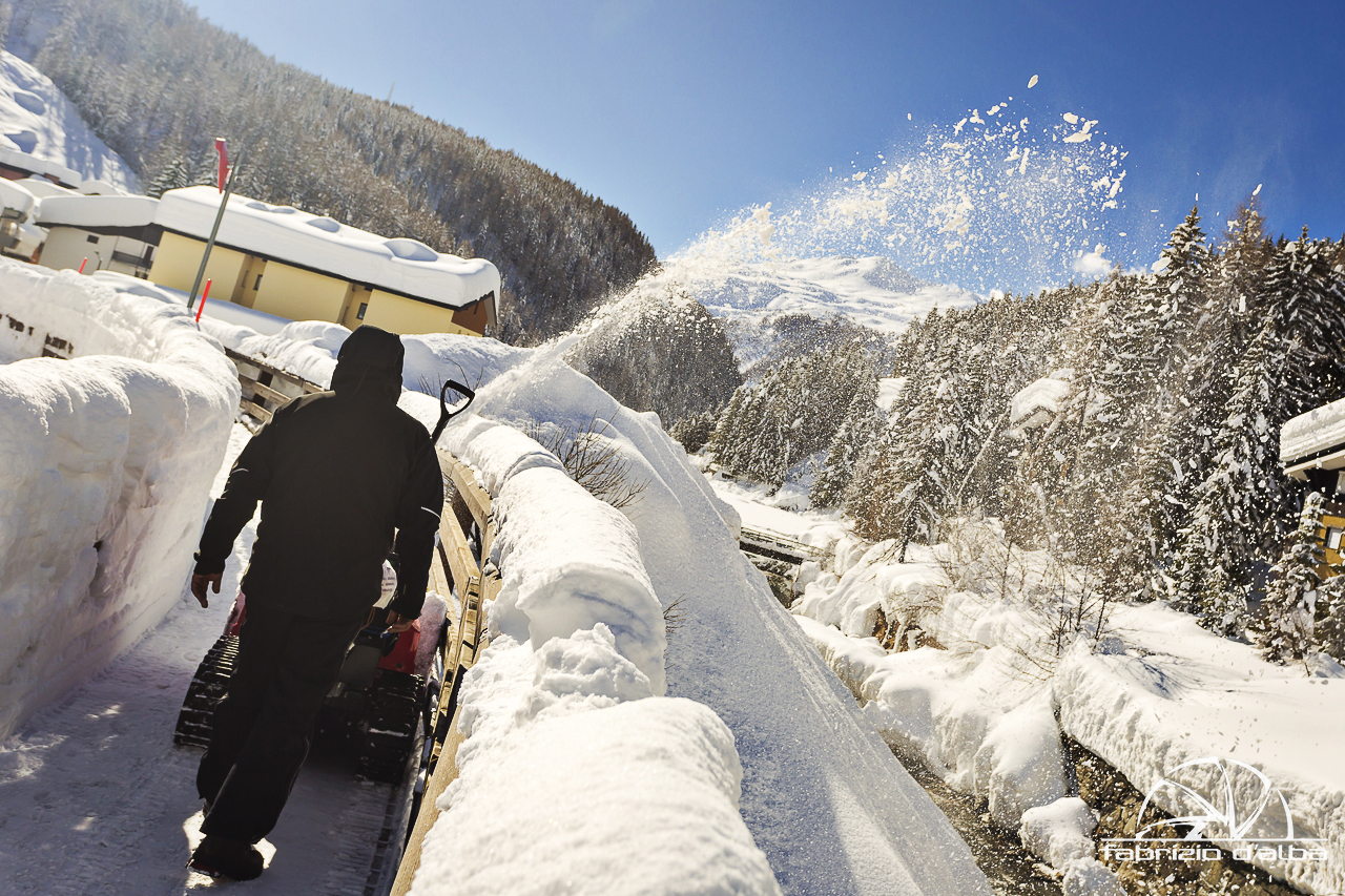 Senza neve! Madesimo - 9 Febbraio 2014