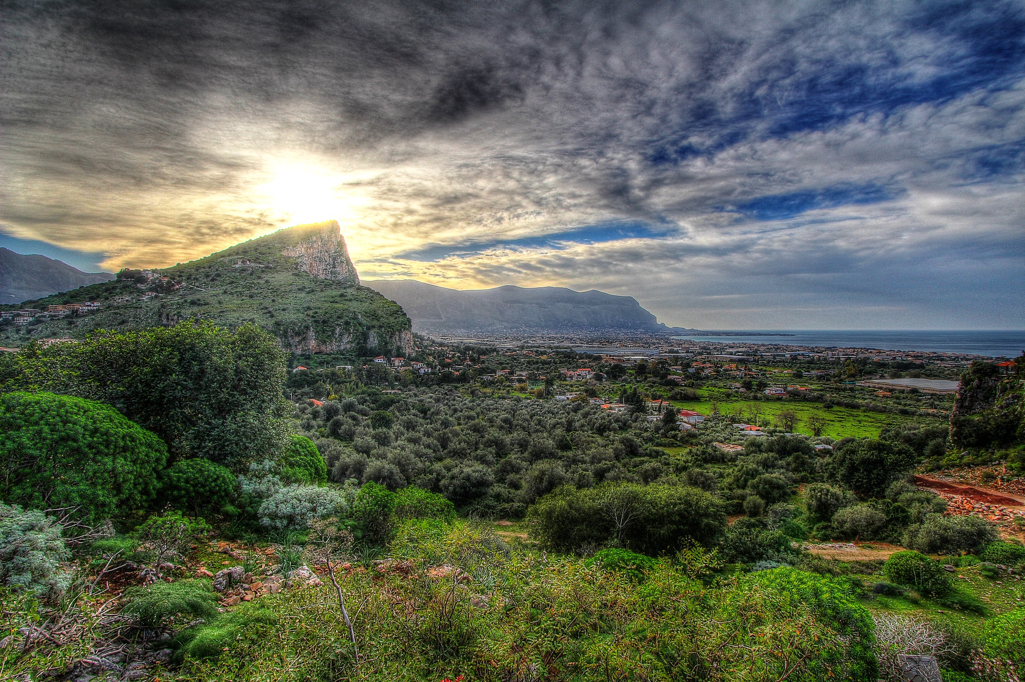 Panorama Mountain Capaci - Palermo