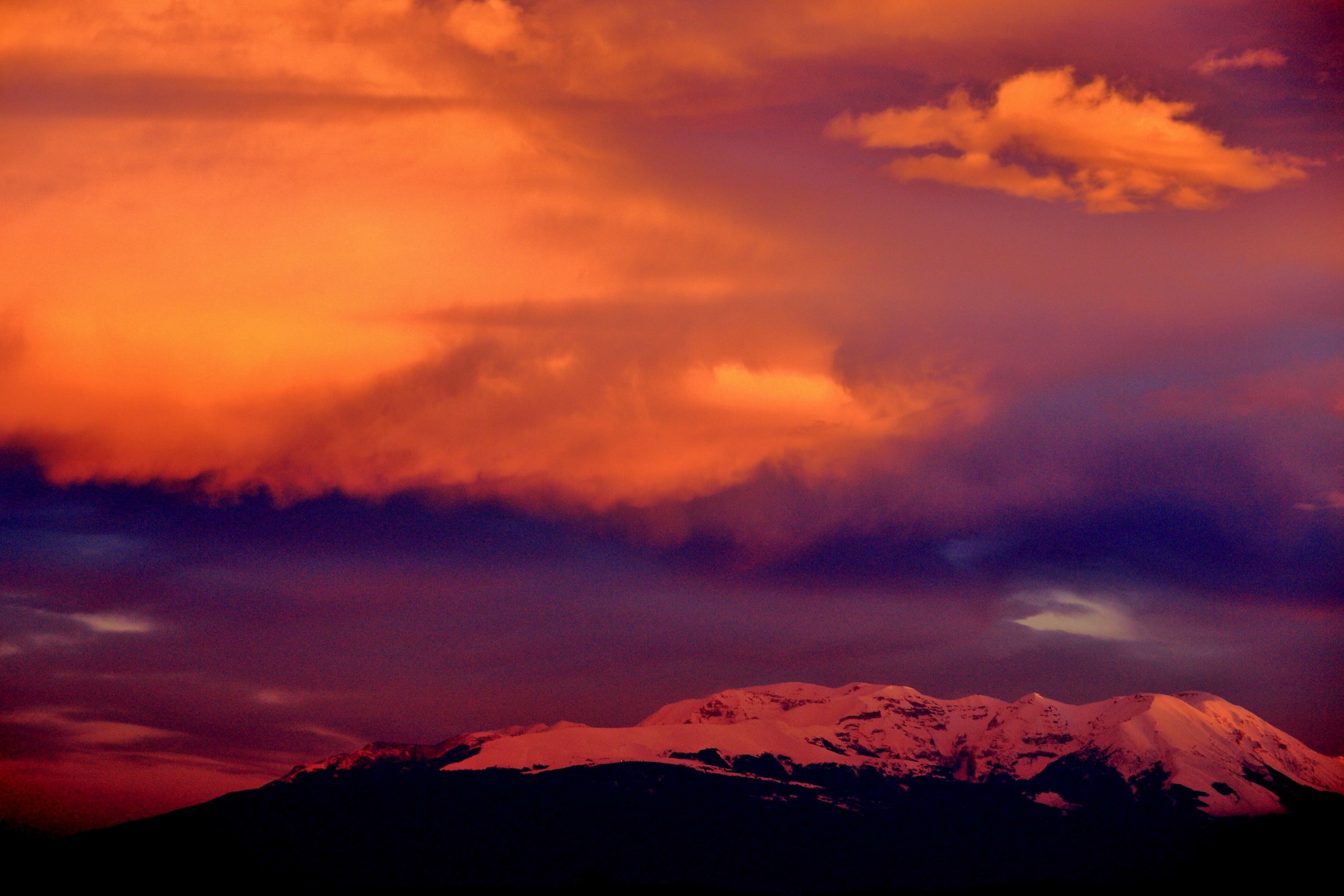La Maiella questa sera.