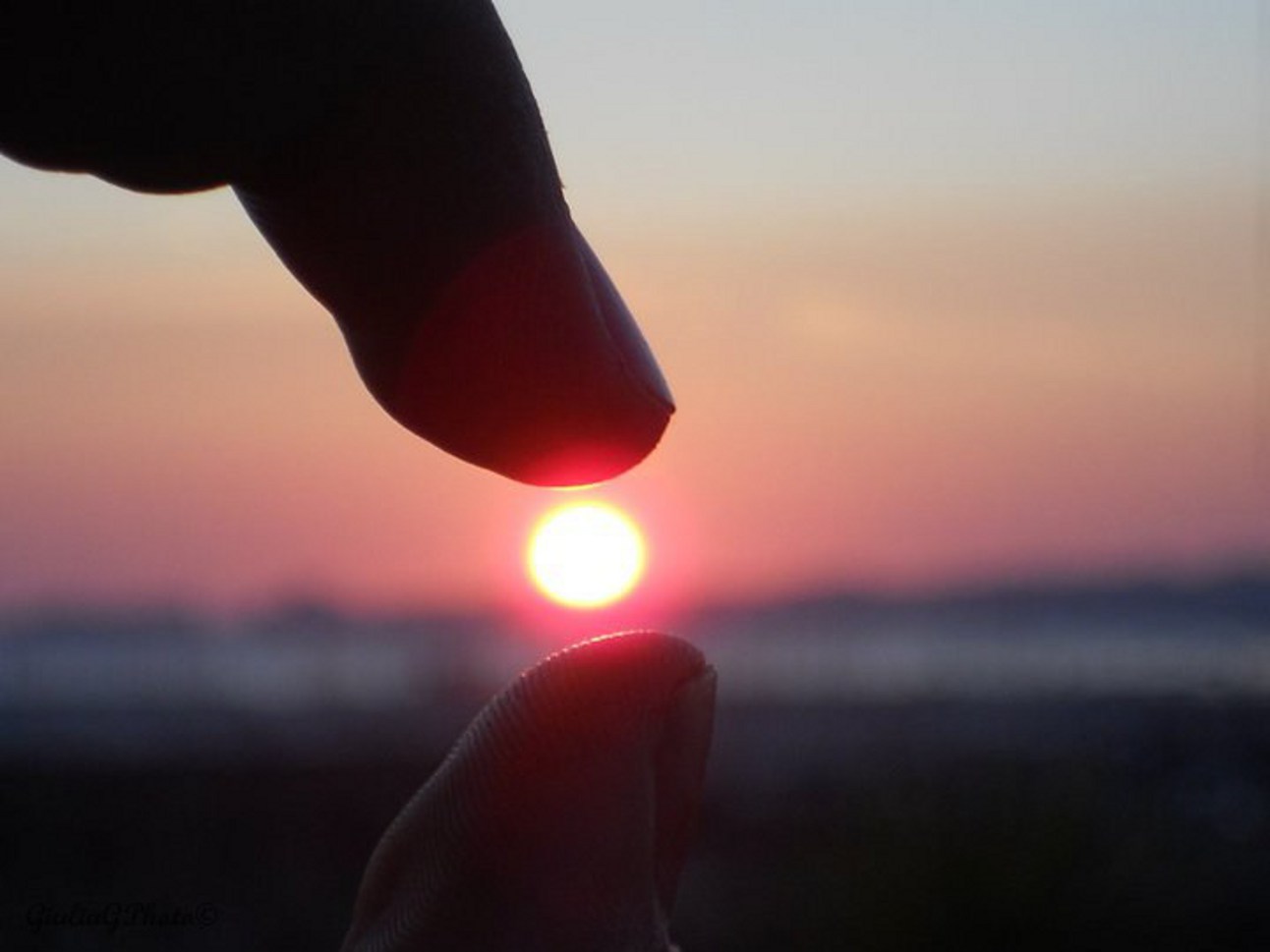 Se potessi prendere il mondo in una sola mano.