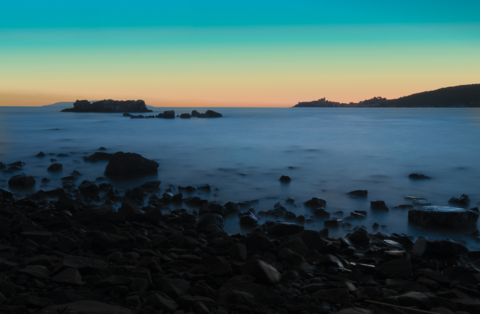 Blue Hour in Talamone