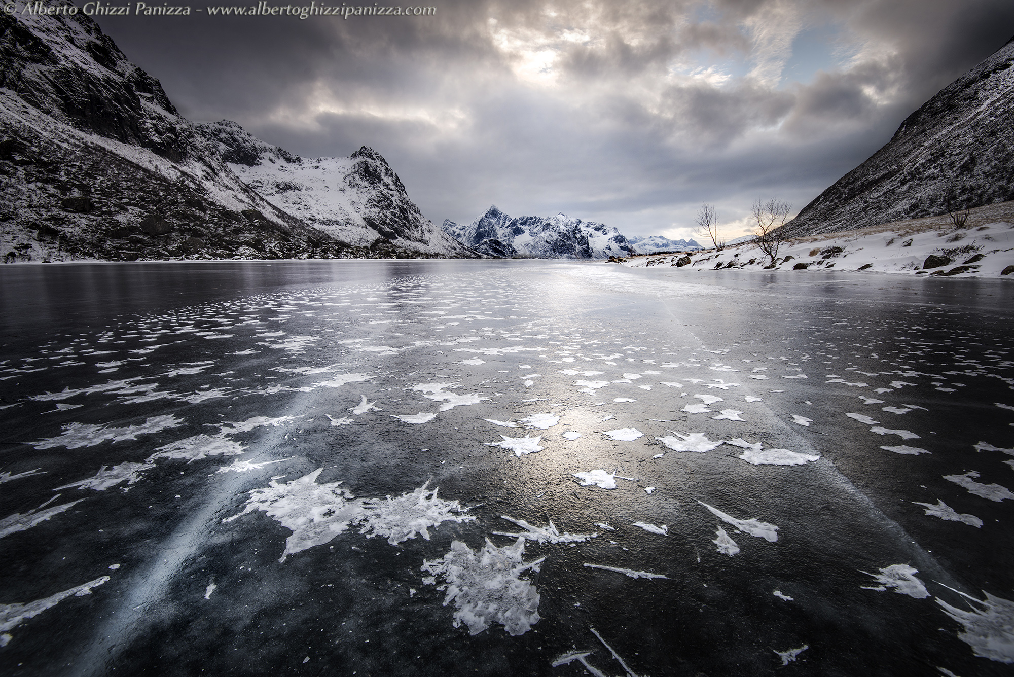 On the frozen lake