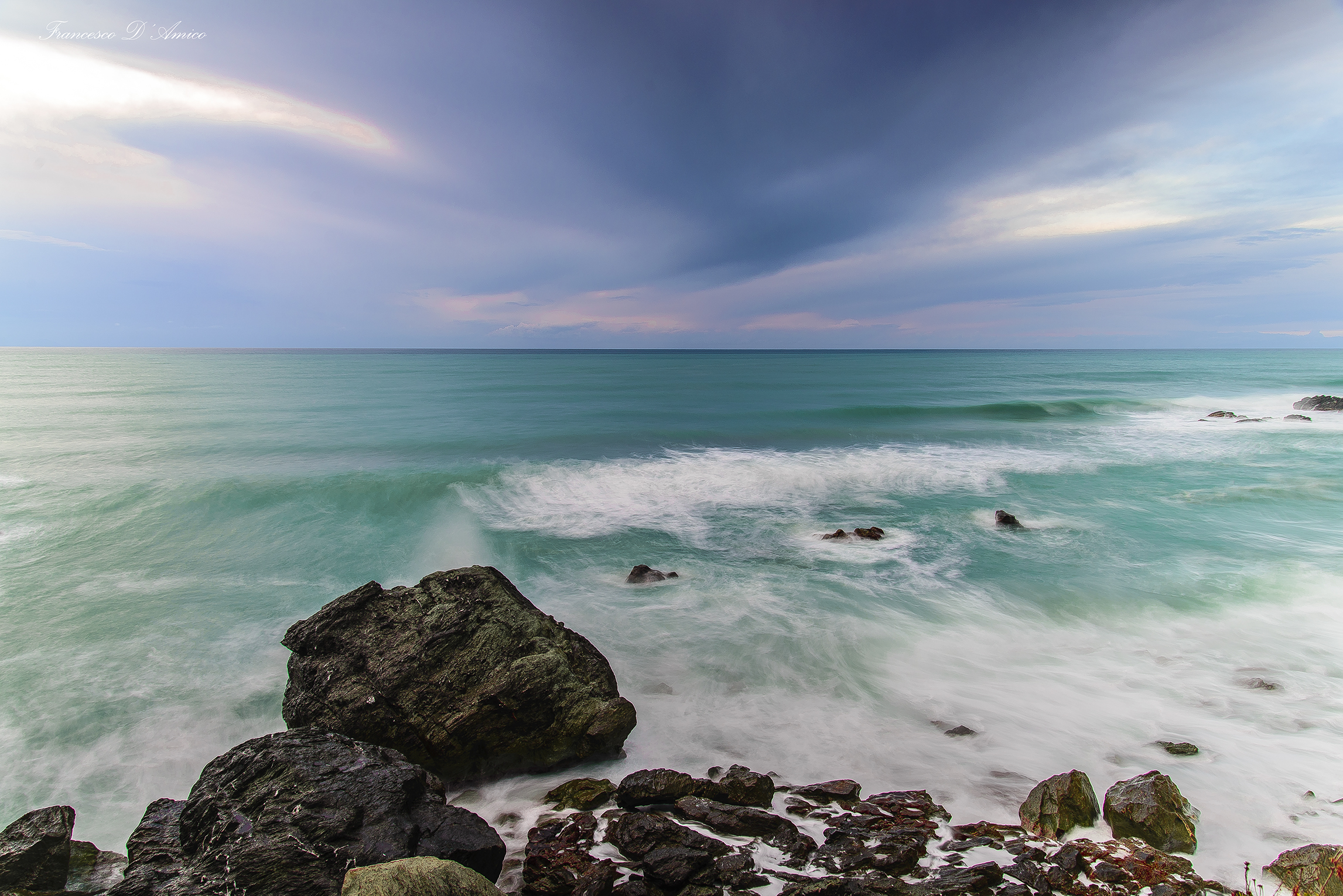 Coreca aspettando un sole al tramonto che non c'è