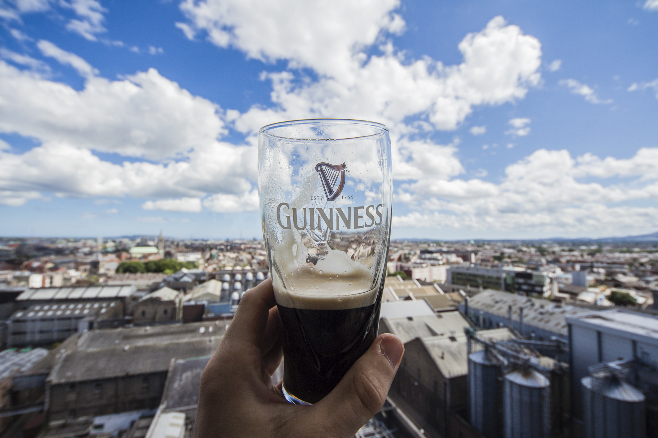 Guinness time in the Guinness storehouse.