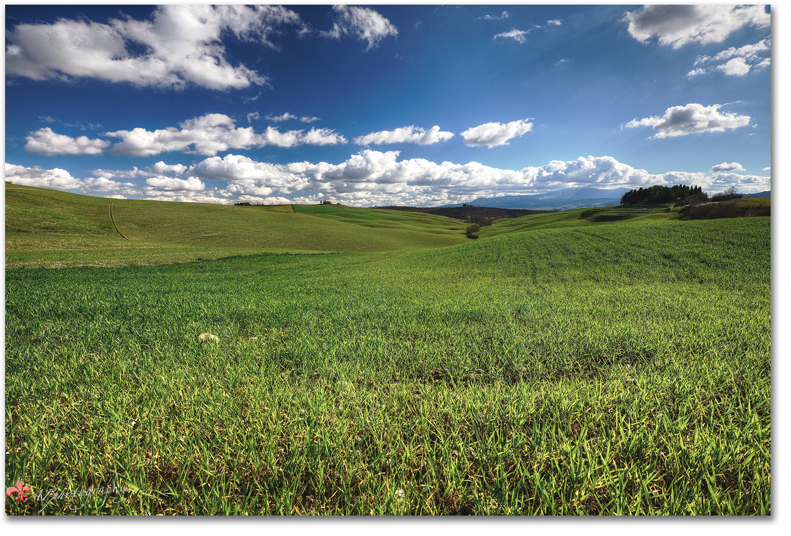 Val D'Orcia, one word freedom