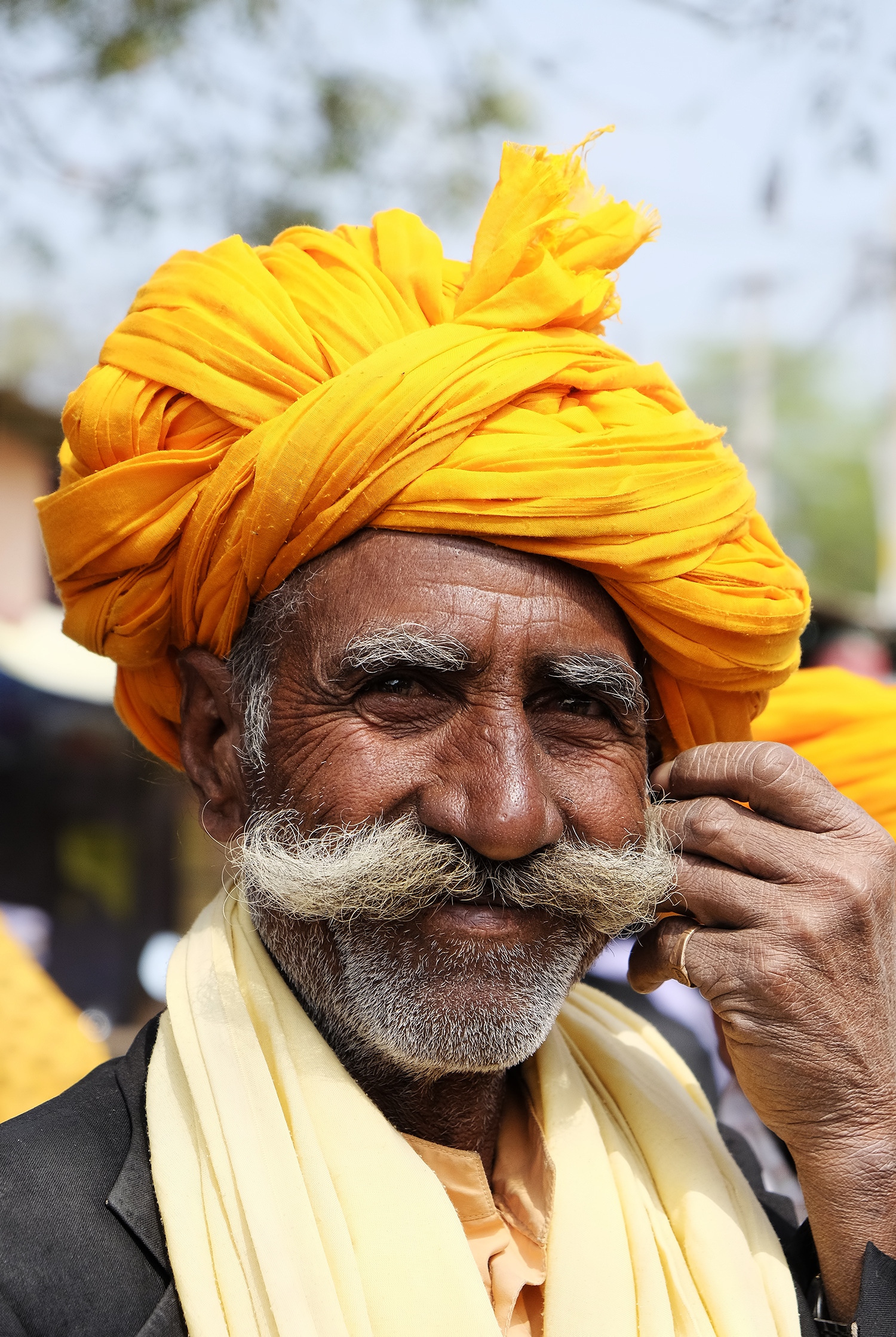 Do you like my moustsche? People of Sawai Madhopur