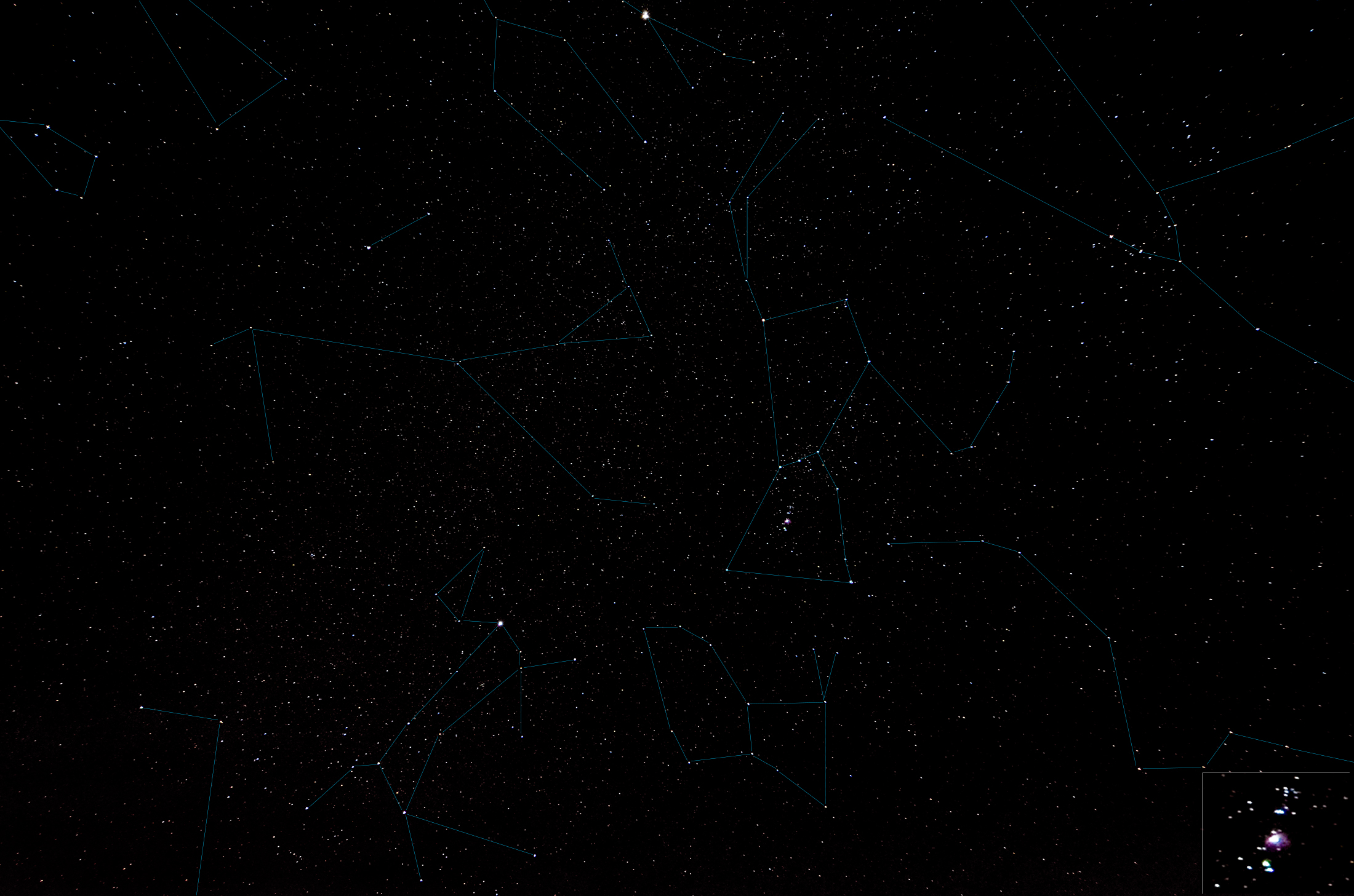 winter constellations