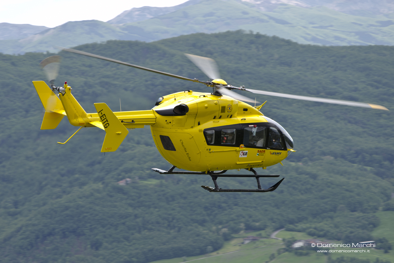 Airbus EC145 Helicopter - Helicopter Rescue 118 Pavullo