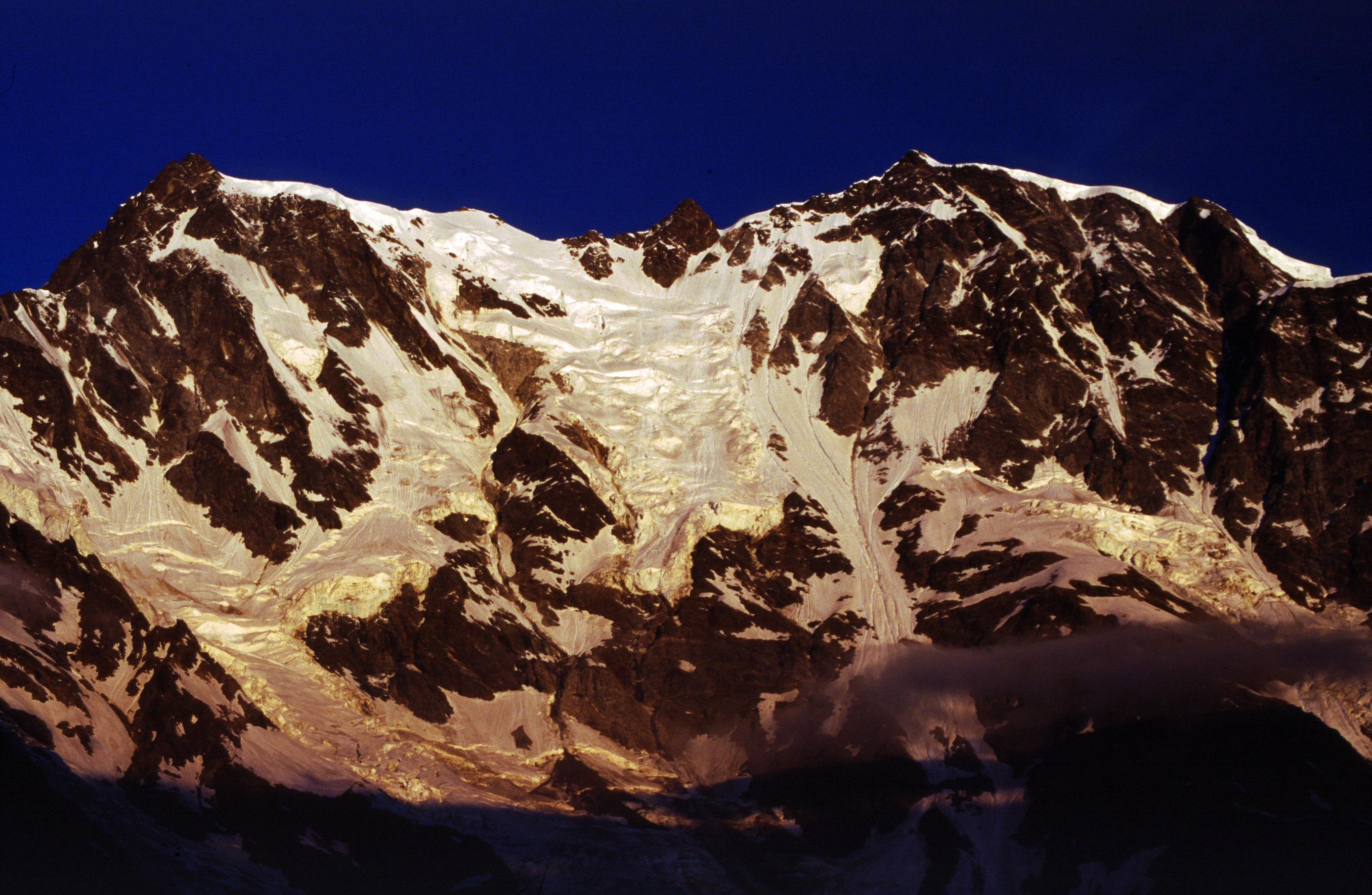 La parete NE del Monte Rosa