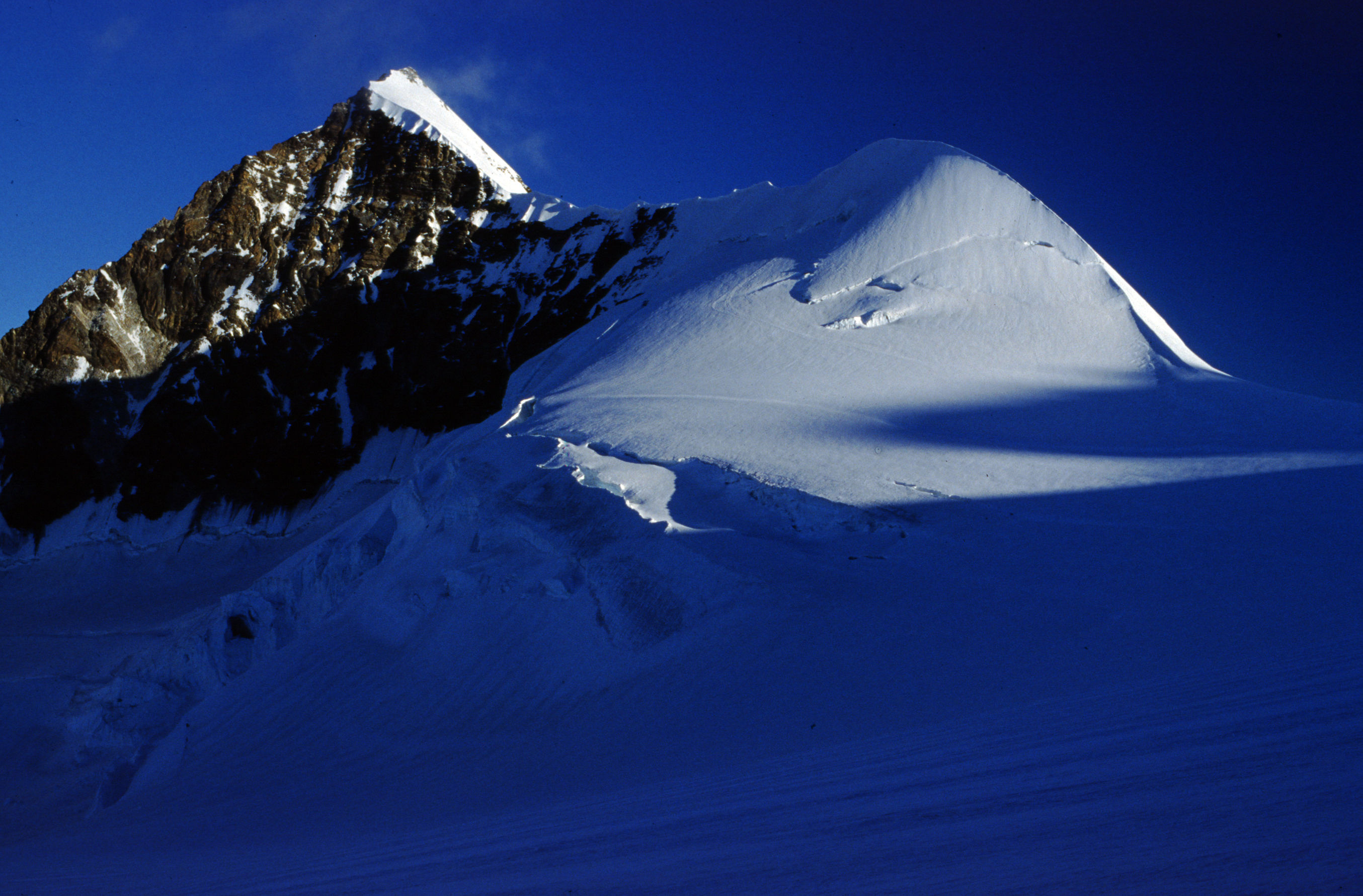 Raffiche di vento sul Lyskamm