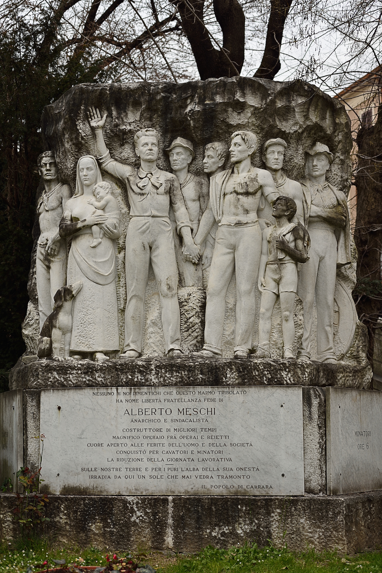 Carrara-anarchists and trade unionists