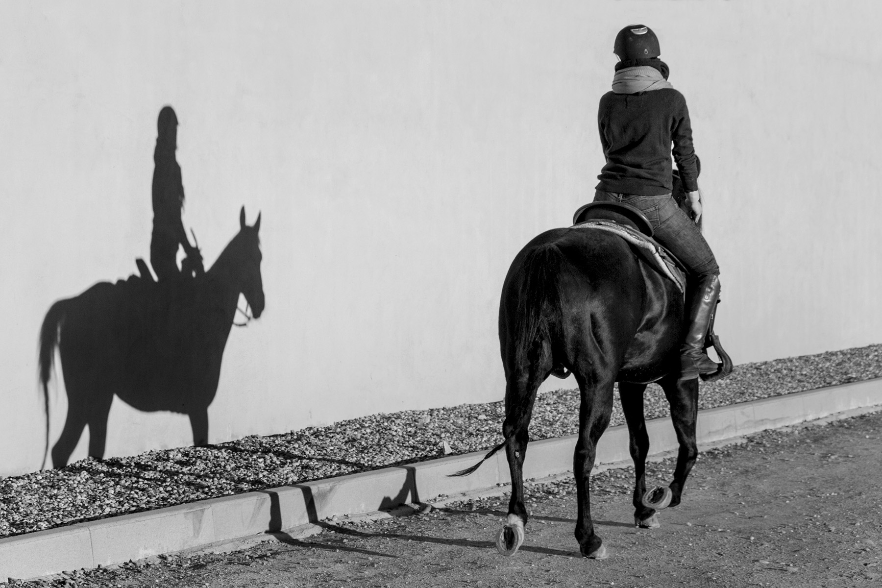 Proiezione grafica sul muro