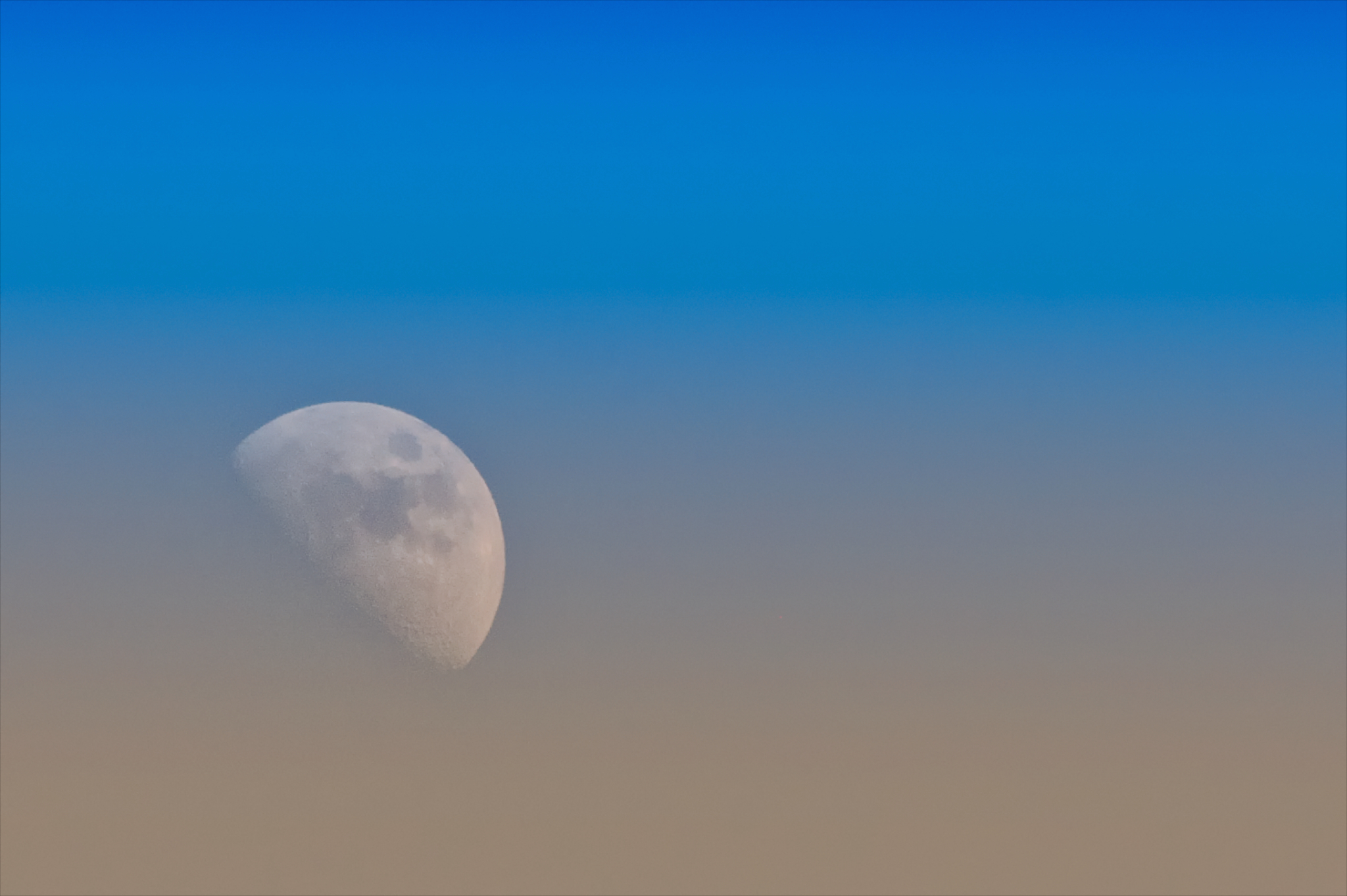 Alone in a morning sky