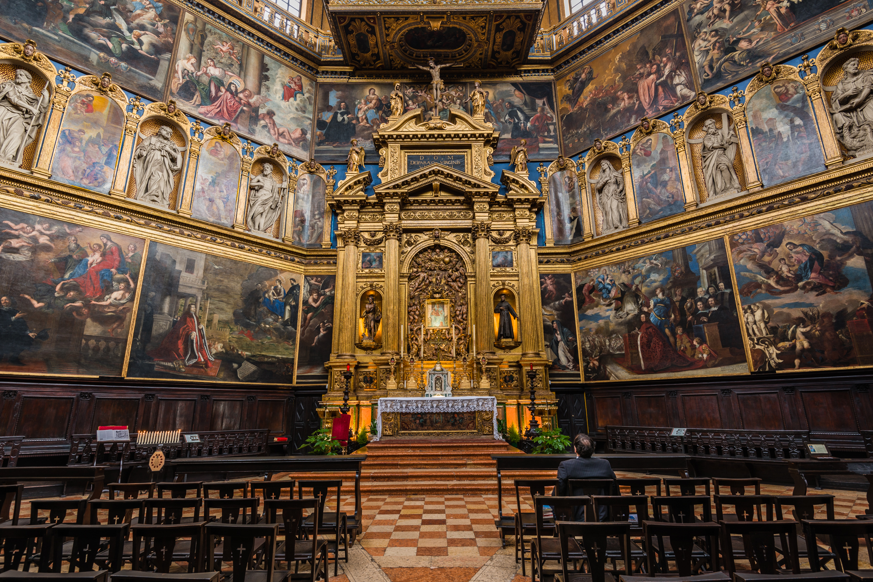 The priest and his church