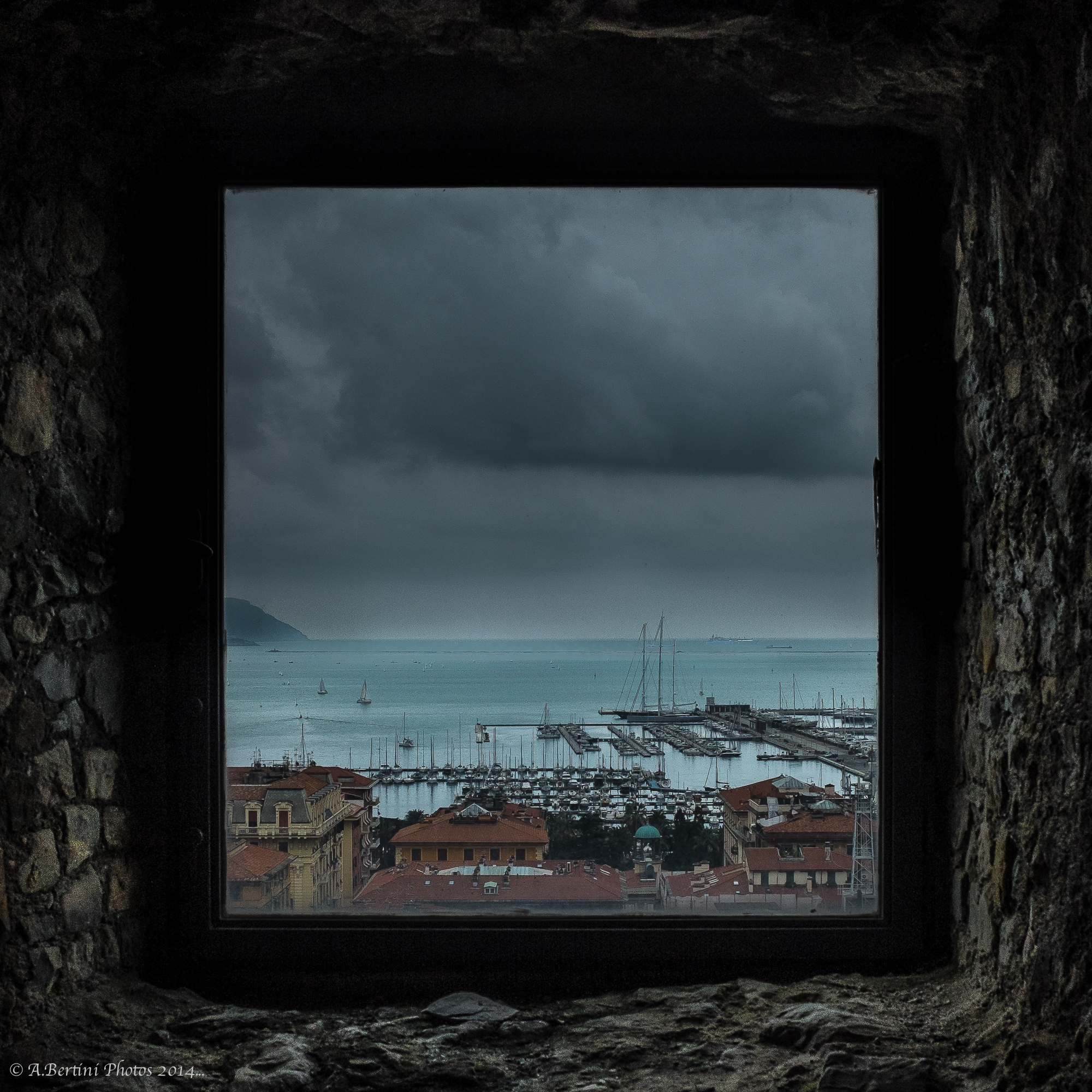 to look over the city! La Spezia.