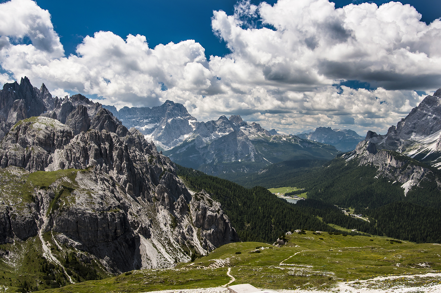 View from the three peaks