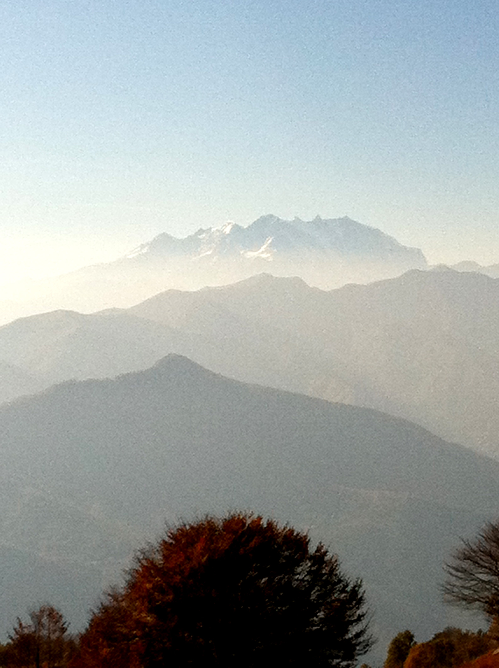 panorama dal parco della Burcina