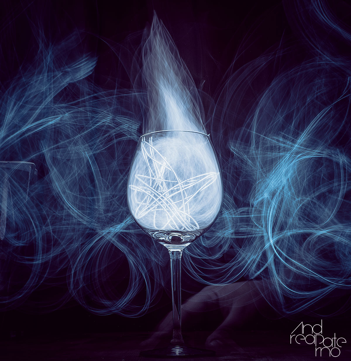 first experiments with light painting still life