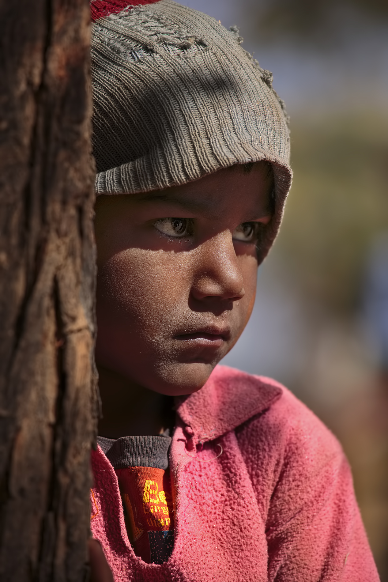 Inscrutable eyes.people of Sawai Madhopur, Rajasthan, In