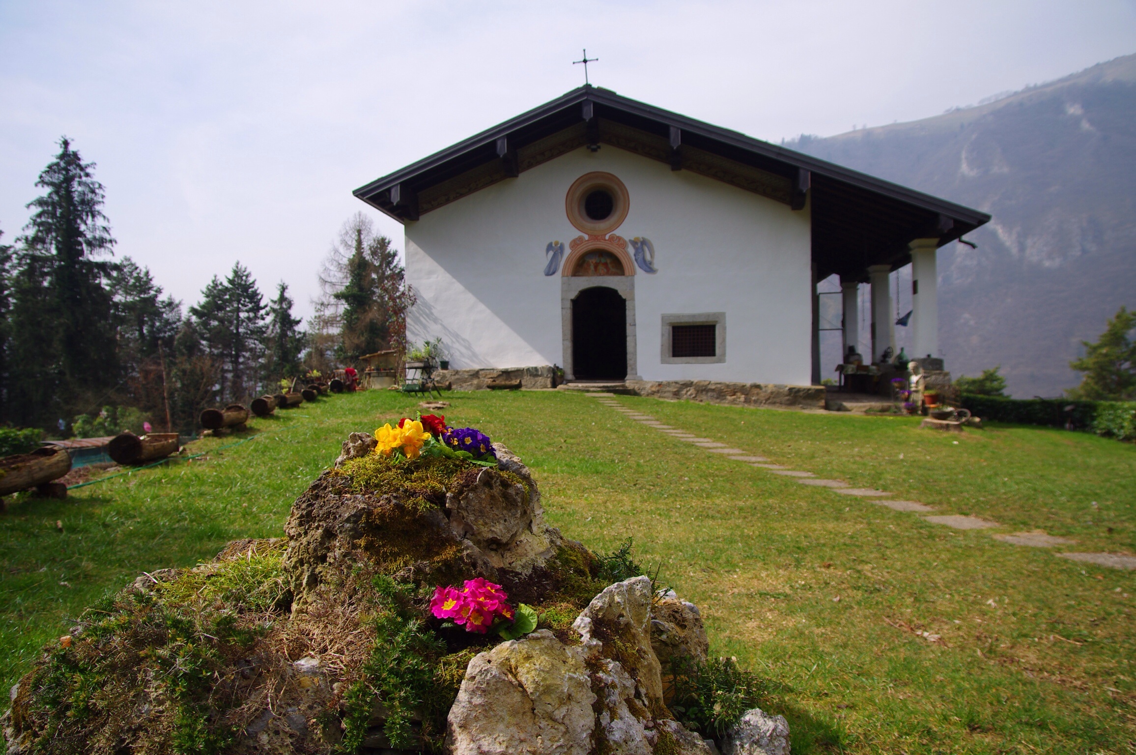 Church of St. Rocco valley Piario Serious