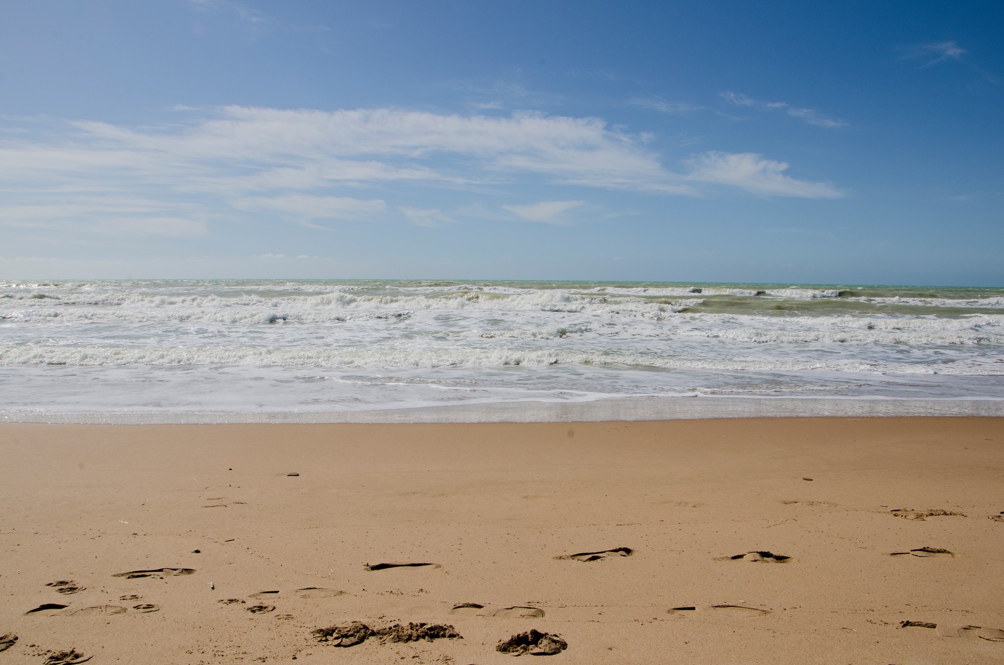 Spiaggia sicula a Febbraio