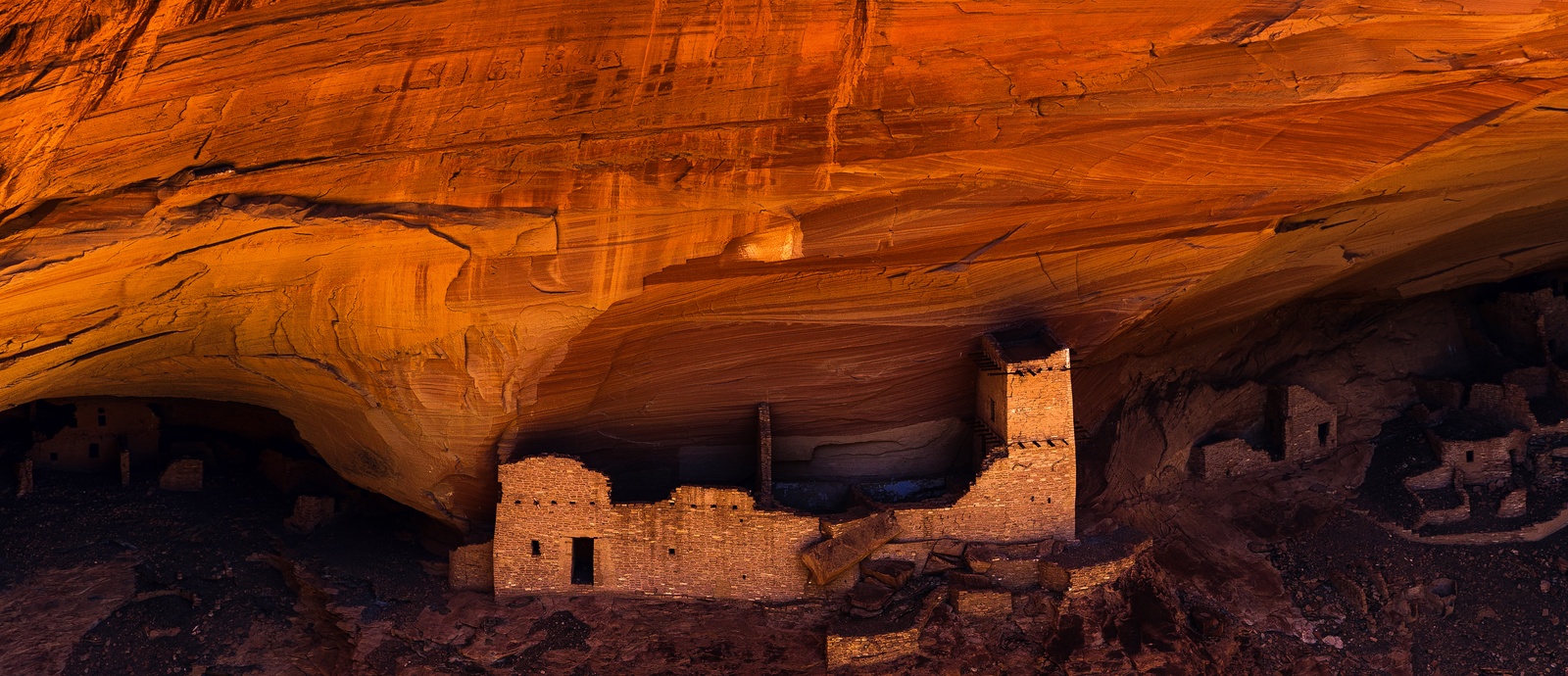 USA - Antiche rovine di Pueblo persone