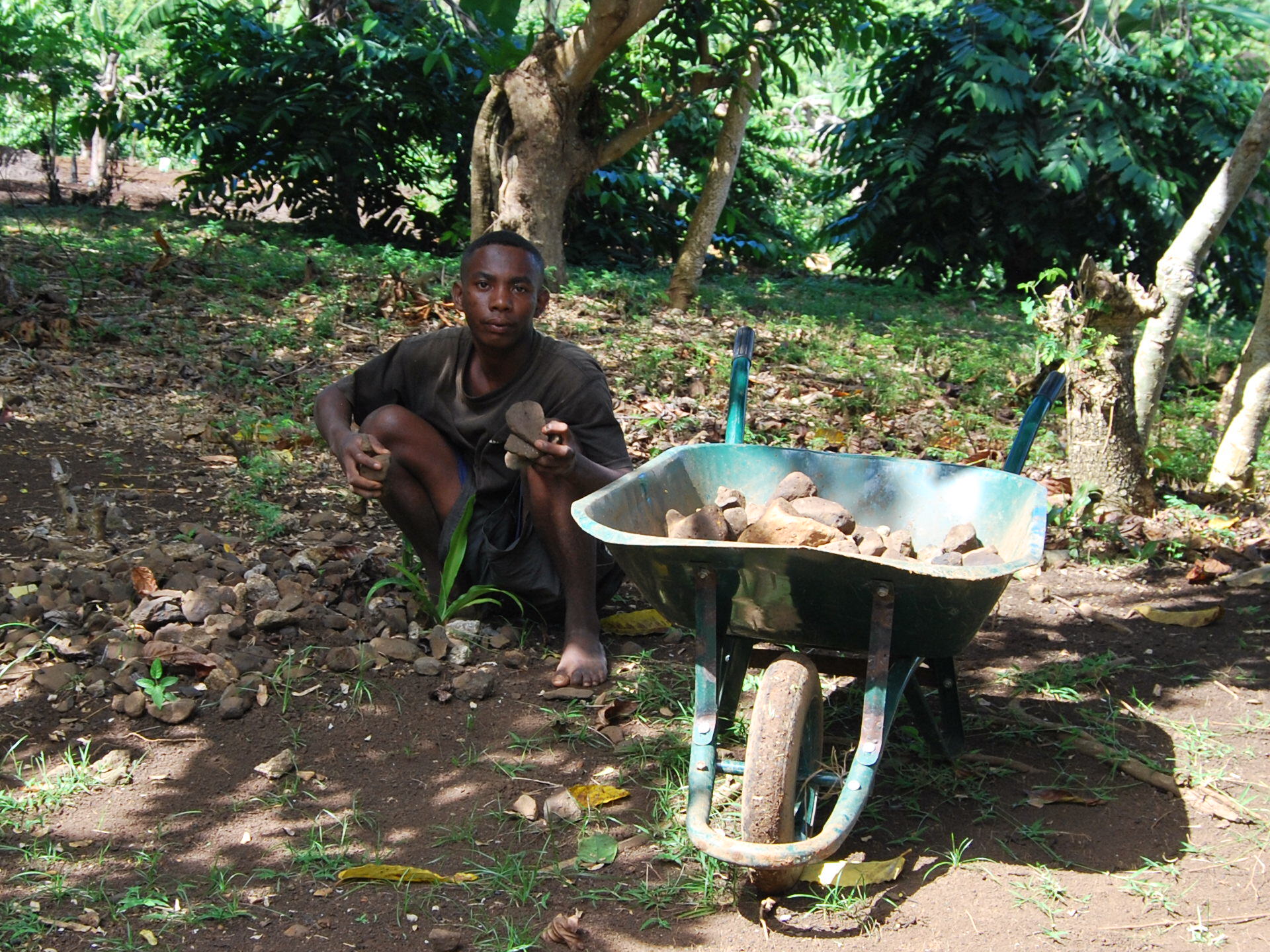 Madagascar ,villaggio Ampasiopohy