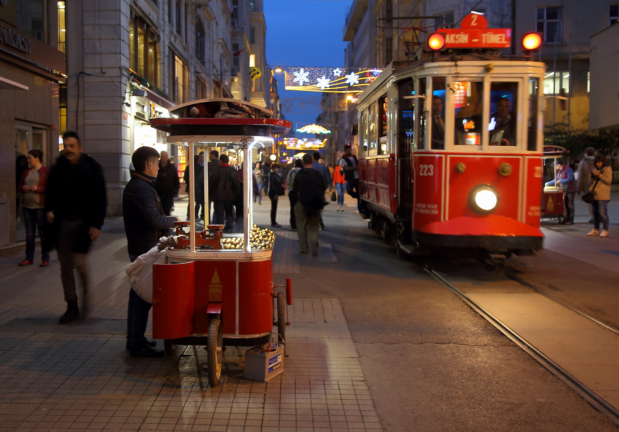 Vendor and trams