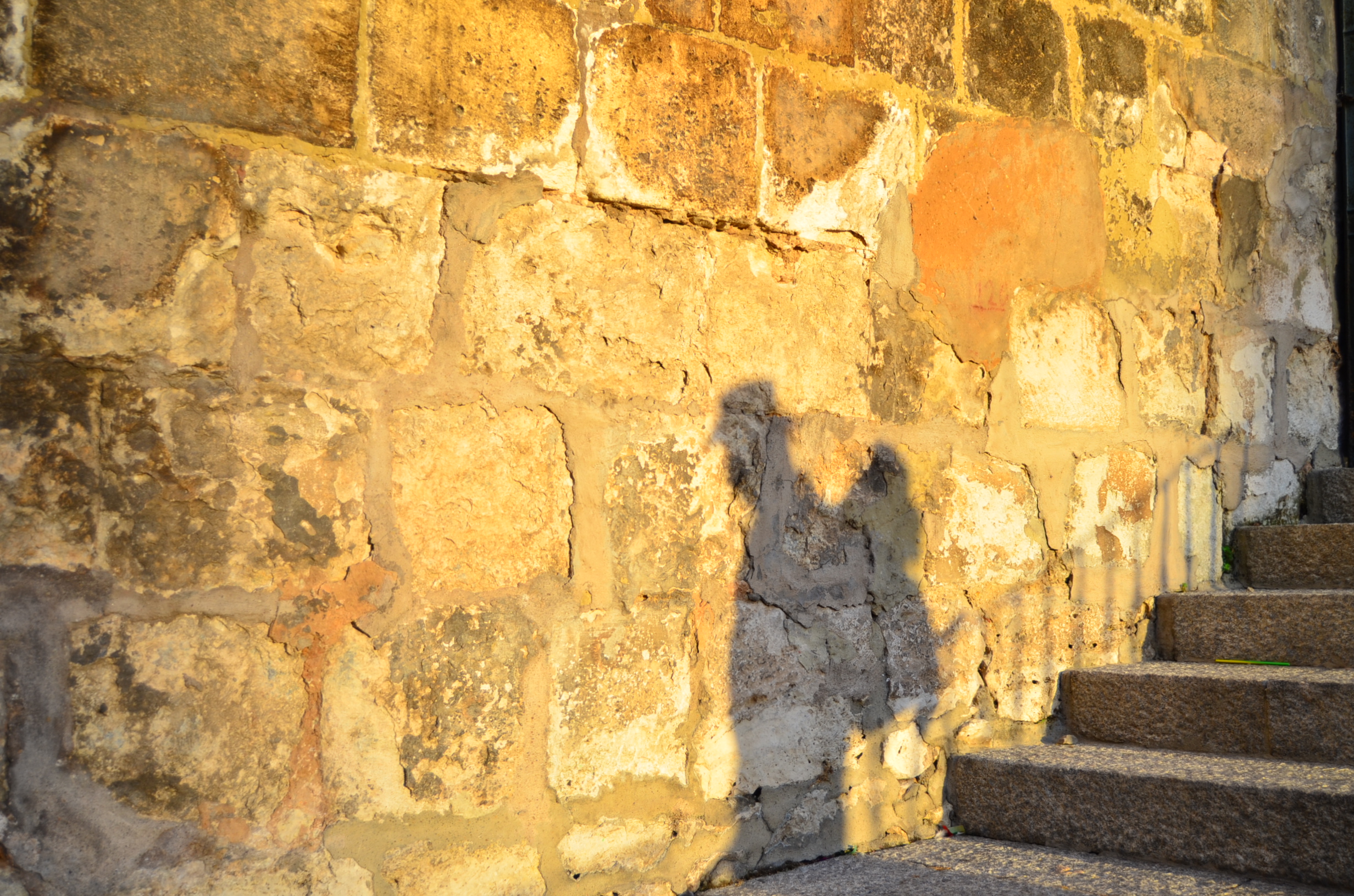 Pellegrino sul sentiero di Santiago de Compostela