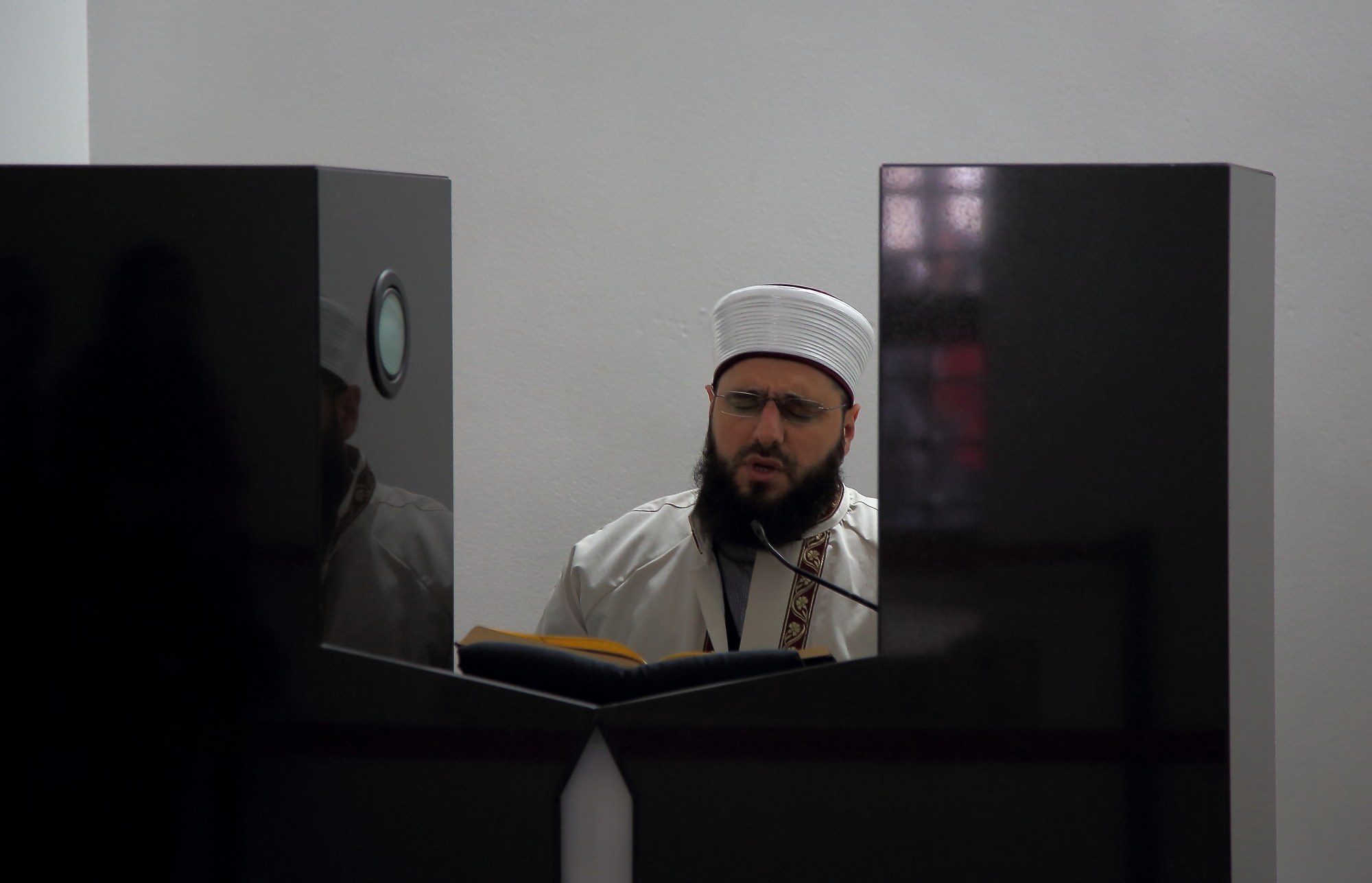 Imam in prayer