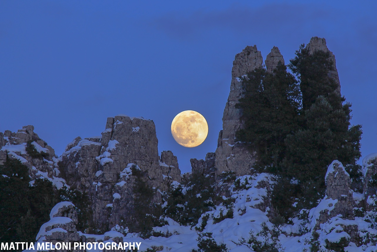 Il sorgere della Luna