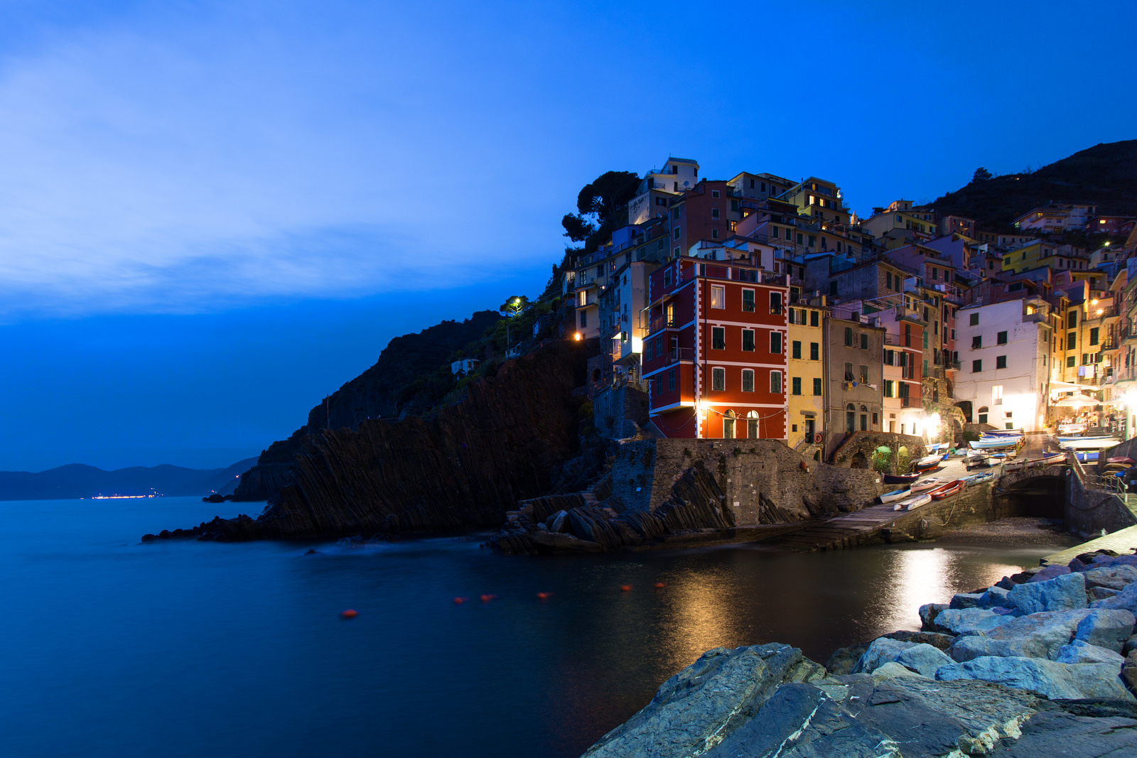 Riomaggiore blue hour