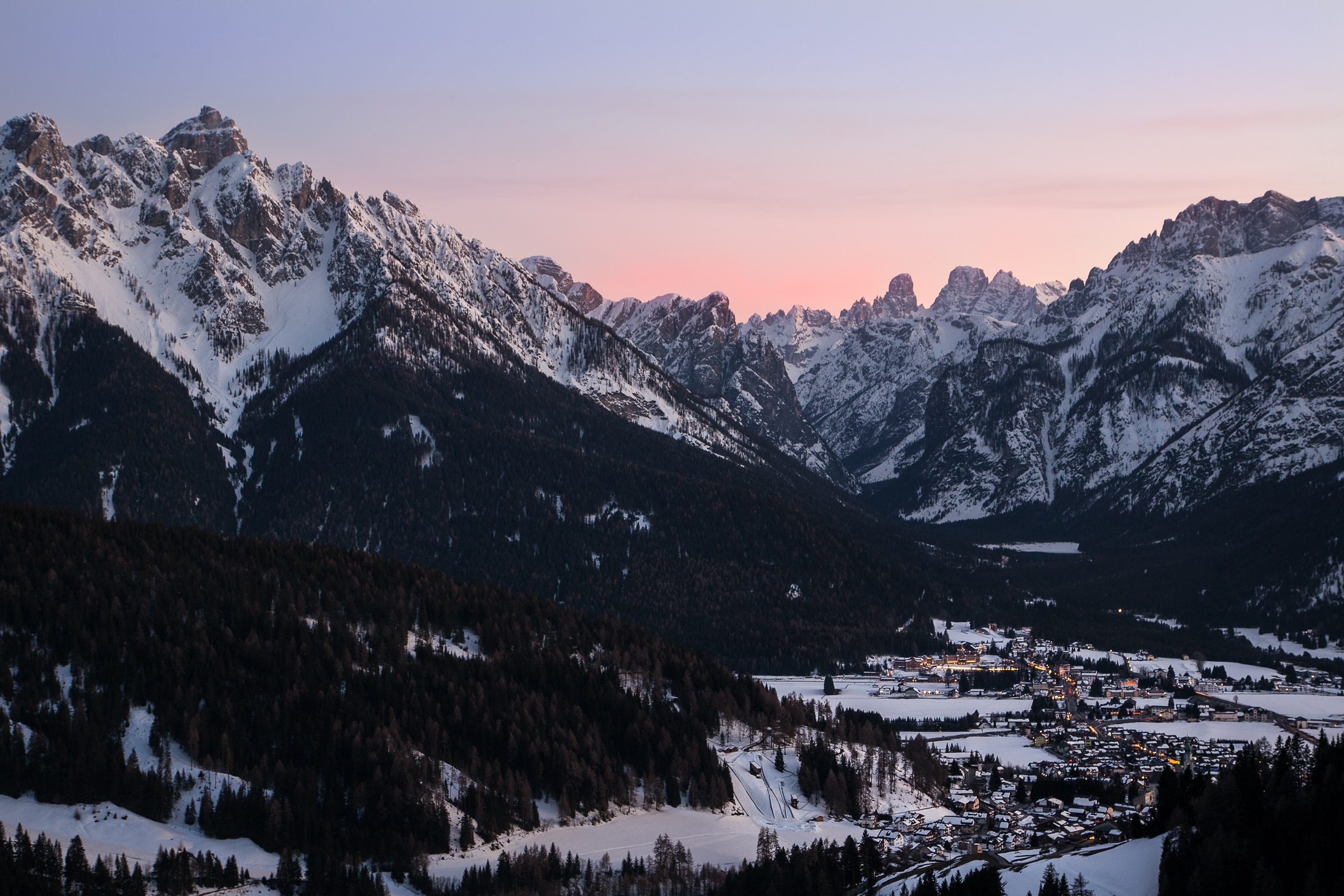Tutta il rosa delle dolomiti